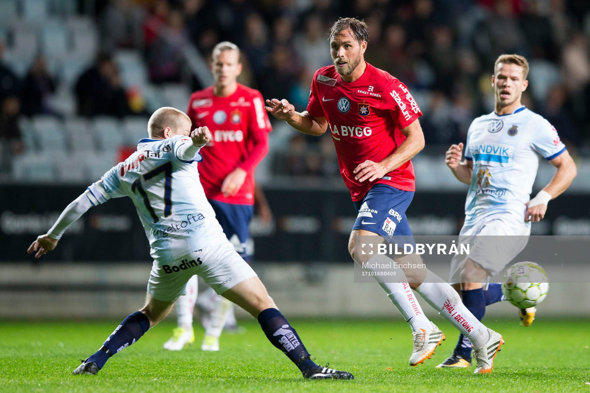 Örgrytes Johan Elmander mot Gefles Jonas Lantto