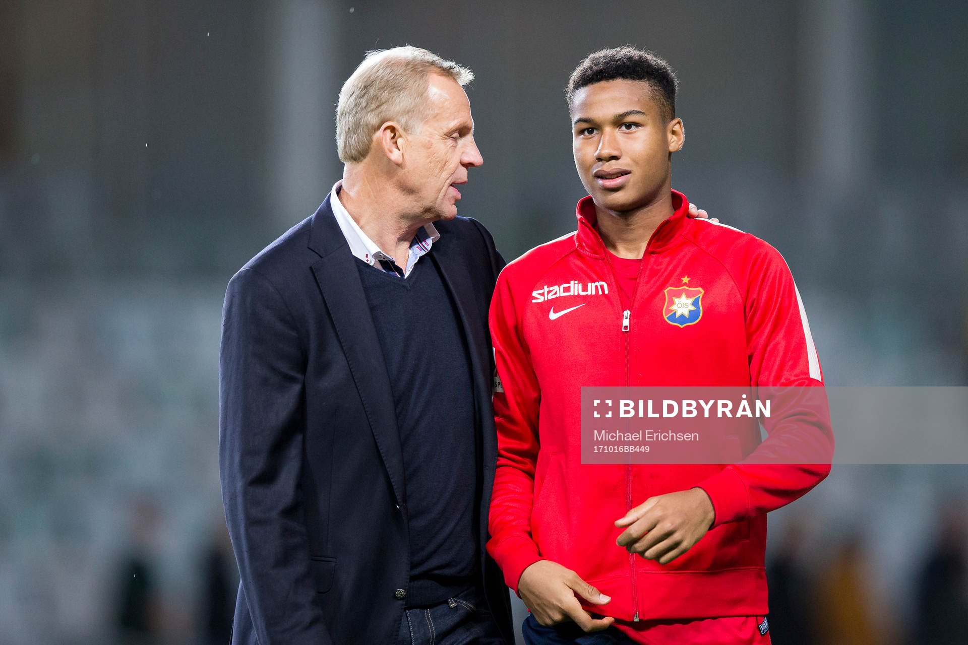 Örgrytes tränare Sören Börjesson och Jens Cajuste