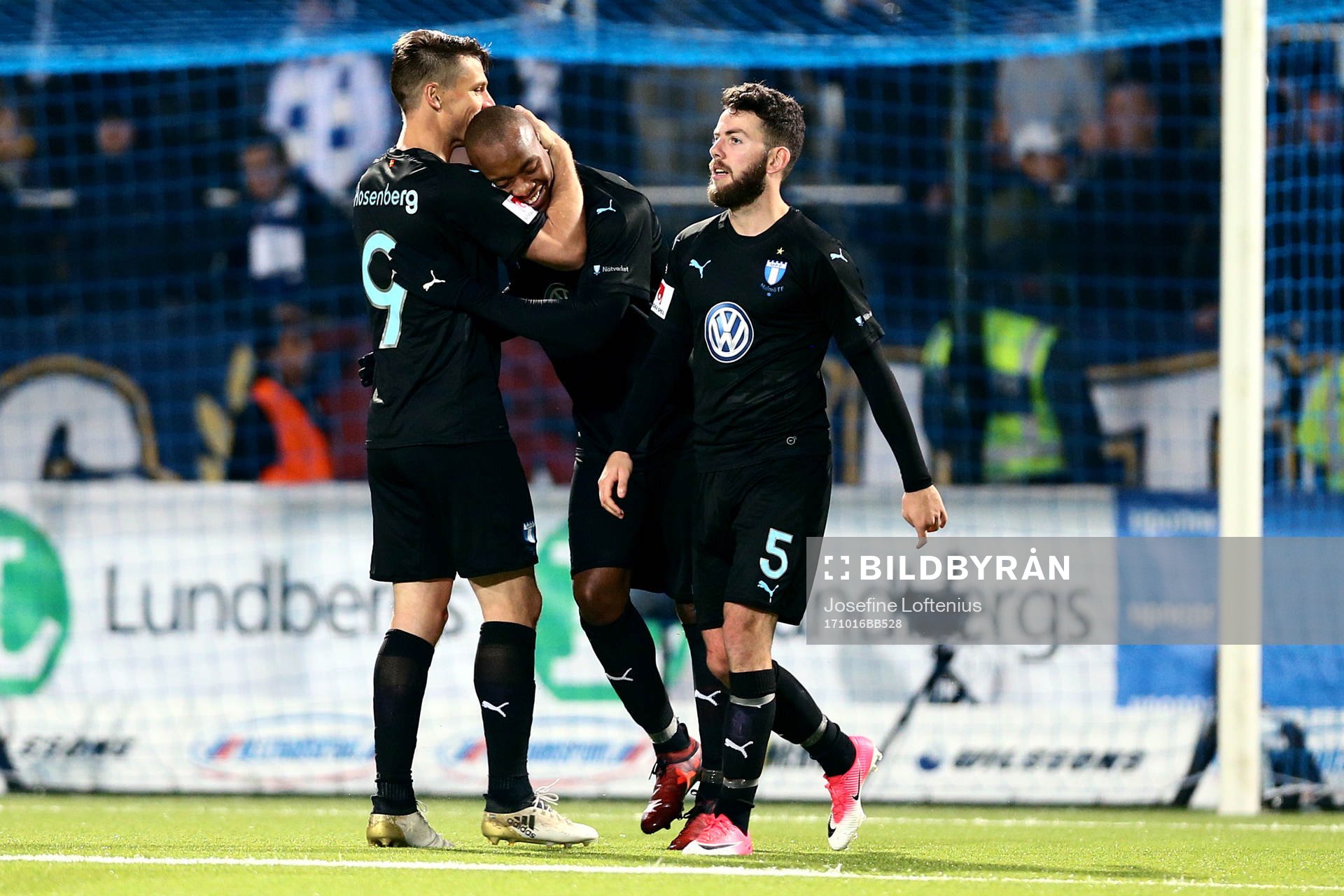 Malmö FFs Markus Rosenberg, Carlos Strandberg och Erdal