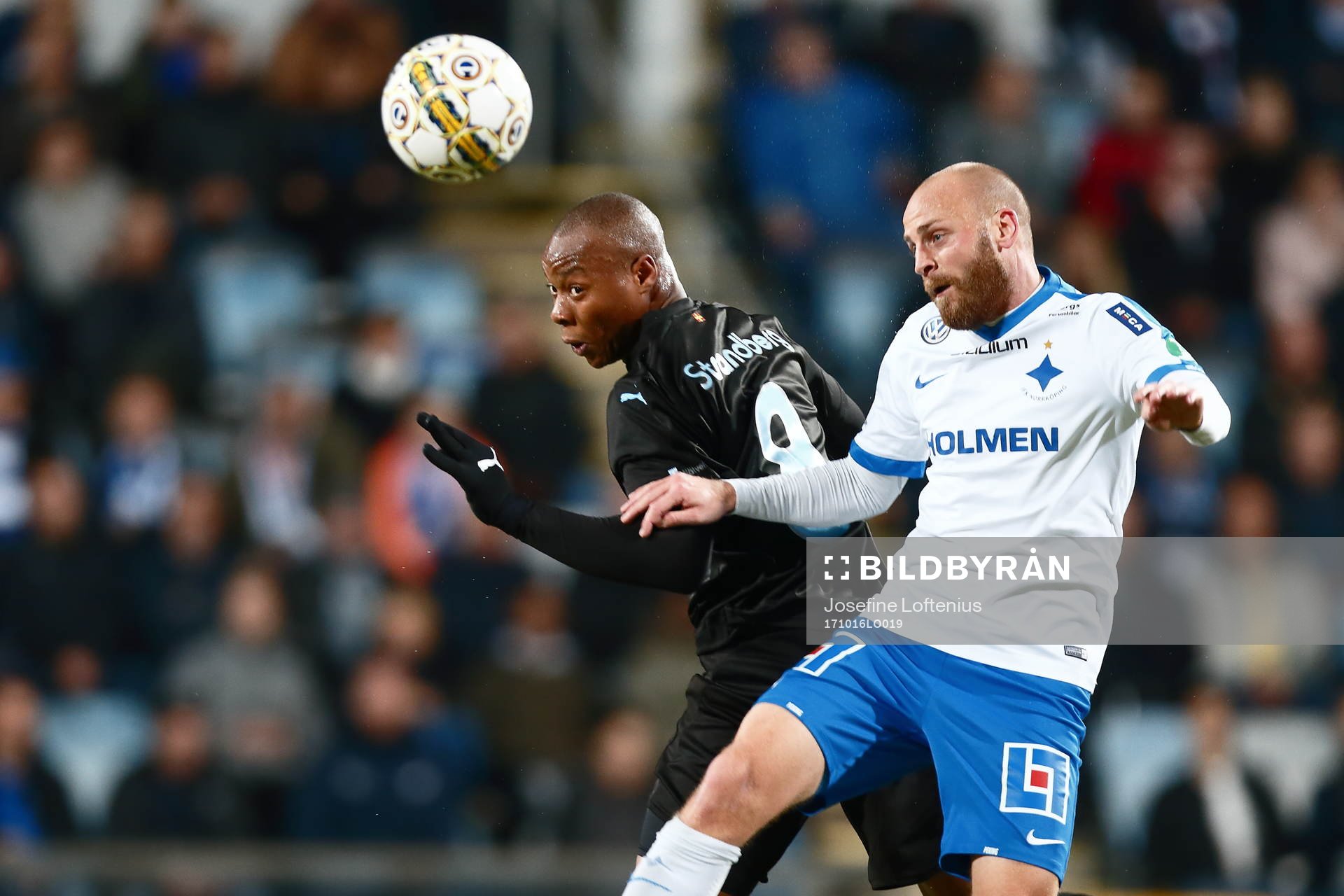 Malmös FFs Carlos Strandberg  och Daniel Sjölund
