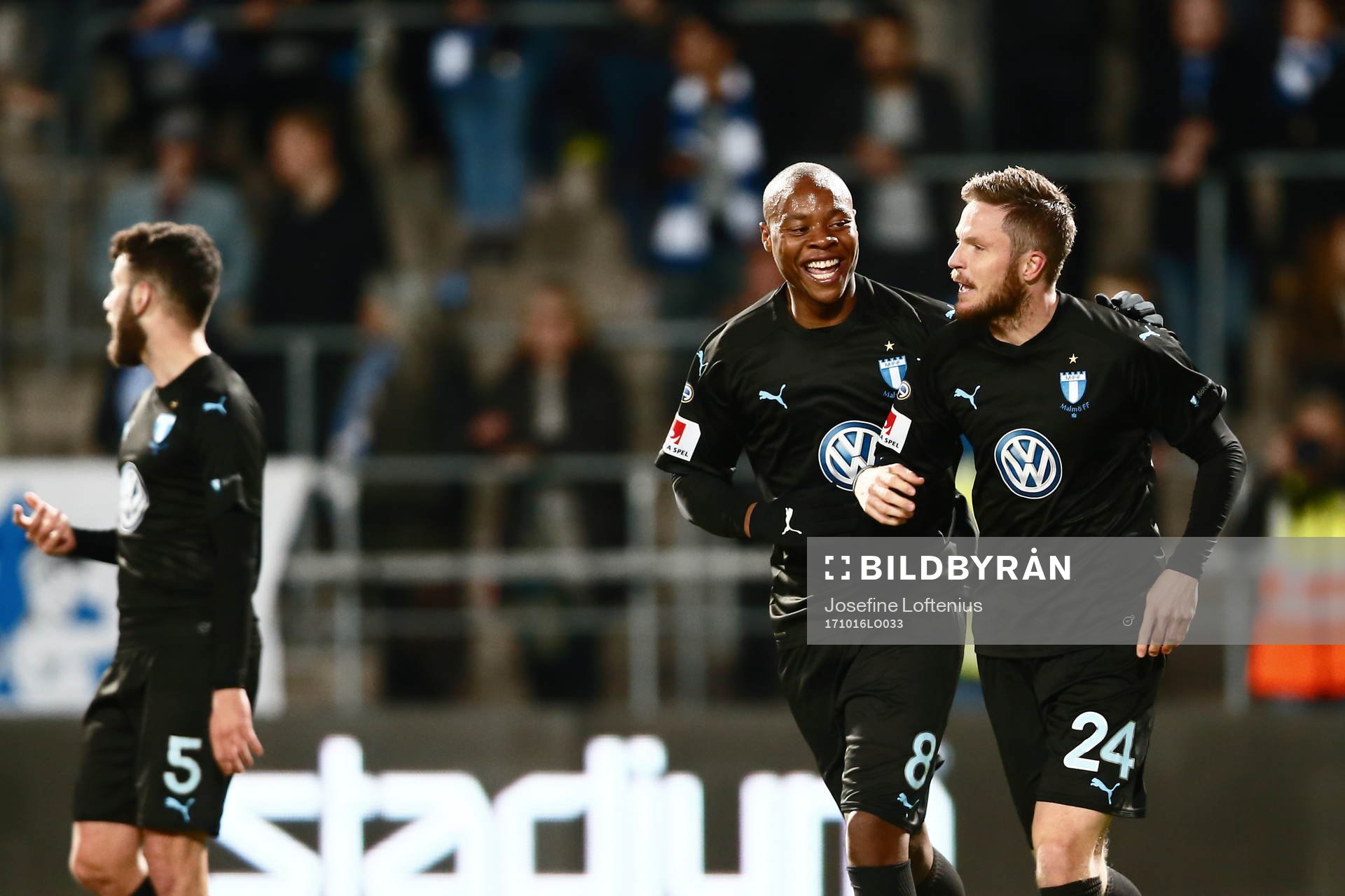 Malmös FFs Carlos Strandberg  och Lasse Nielsen