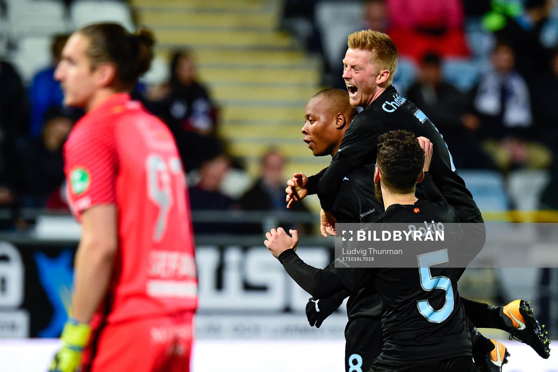 Malmö FFs Carlos Strandberg, Anders Christiansen och Erdal