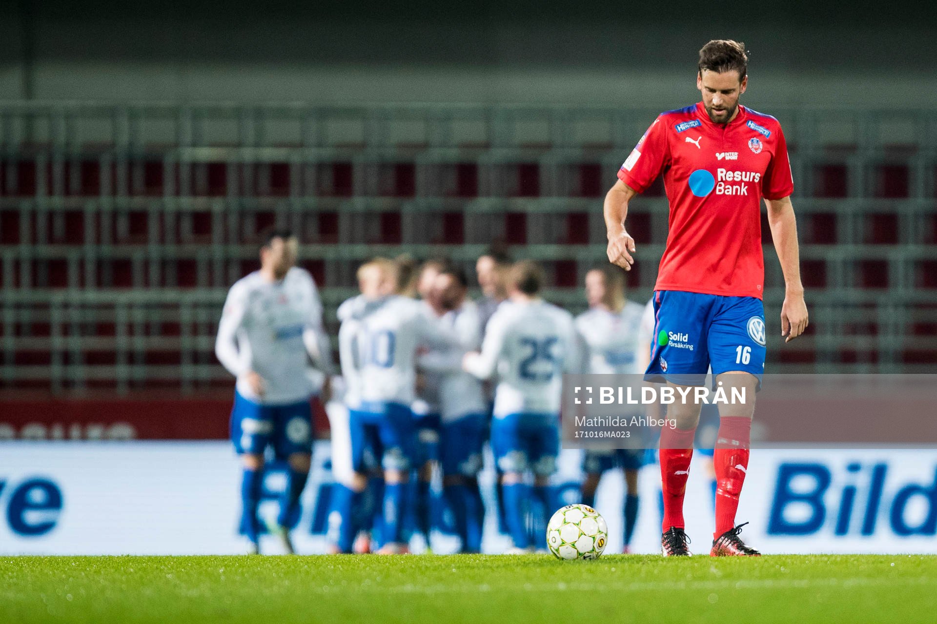 Helsingborgs Mikael Dahlberg deppar