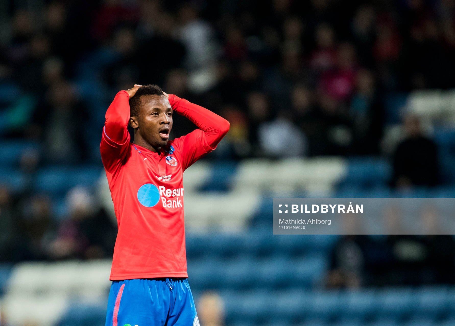 Helsingborgs Monday Samuel deppar