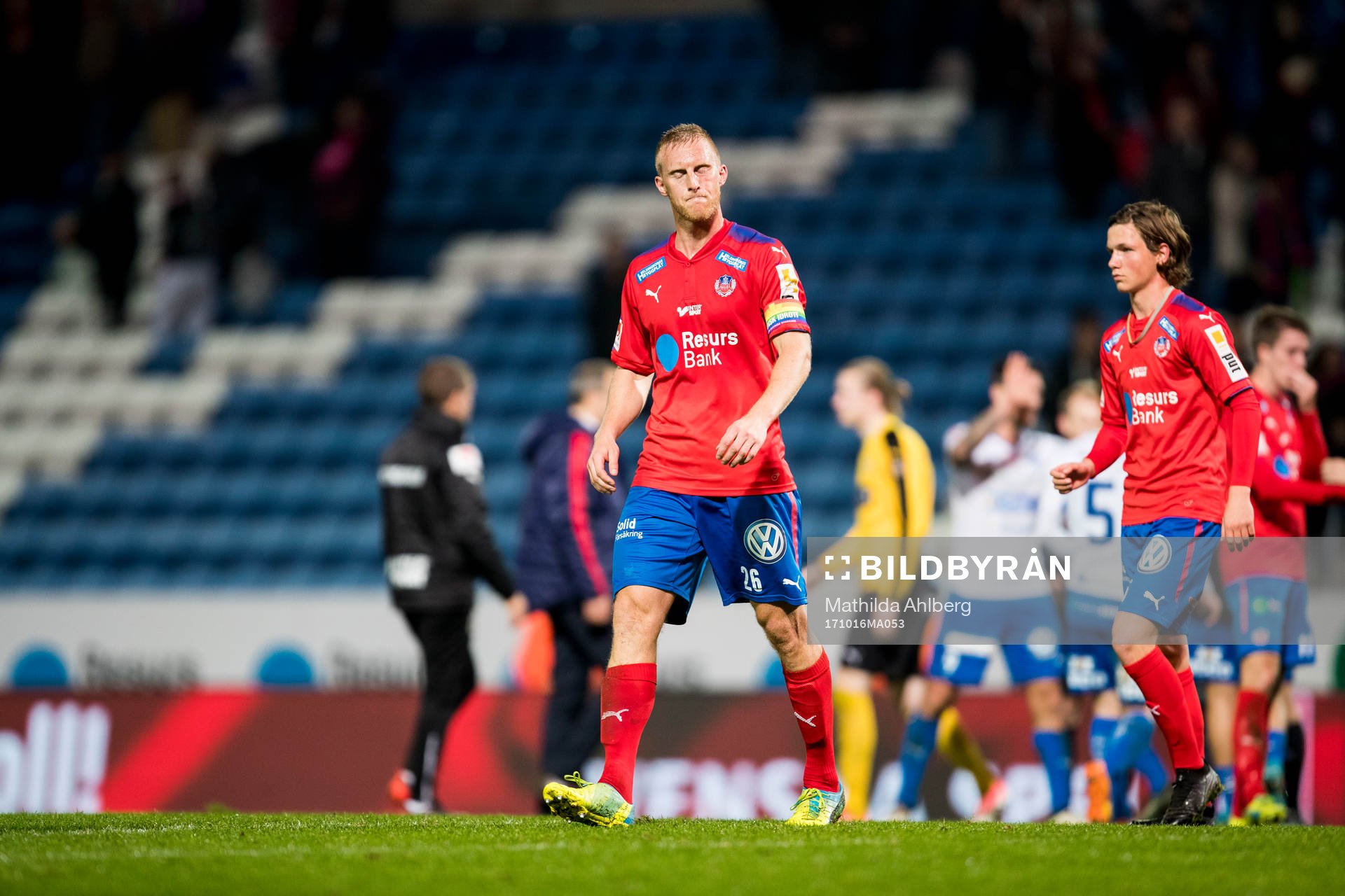 Helsingborgs Peter Larsson och Max Svensson deppar