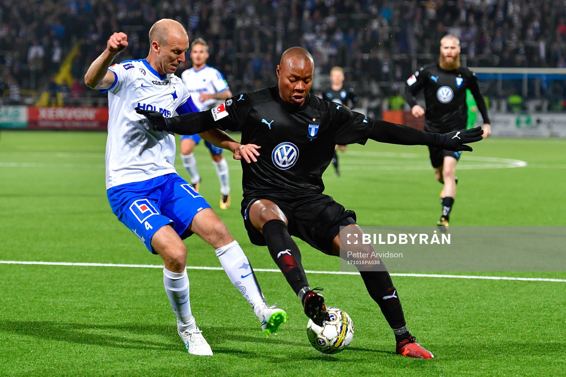 Norrköpings Andreas Johansson och Malmö FFs Carlos