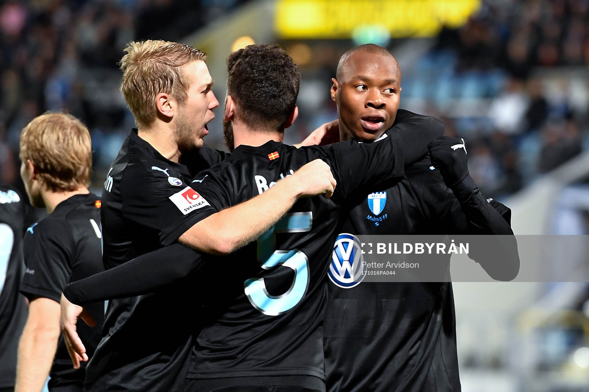Malmö FFs Carlos Strandberg jublar