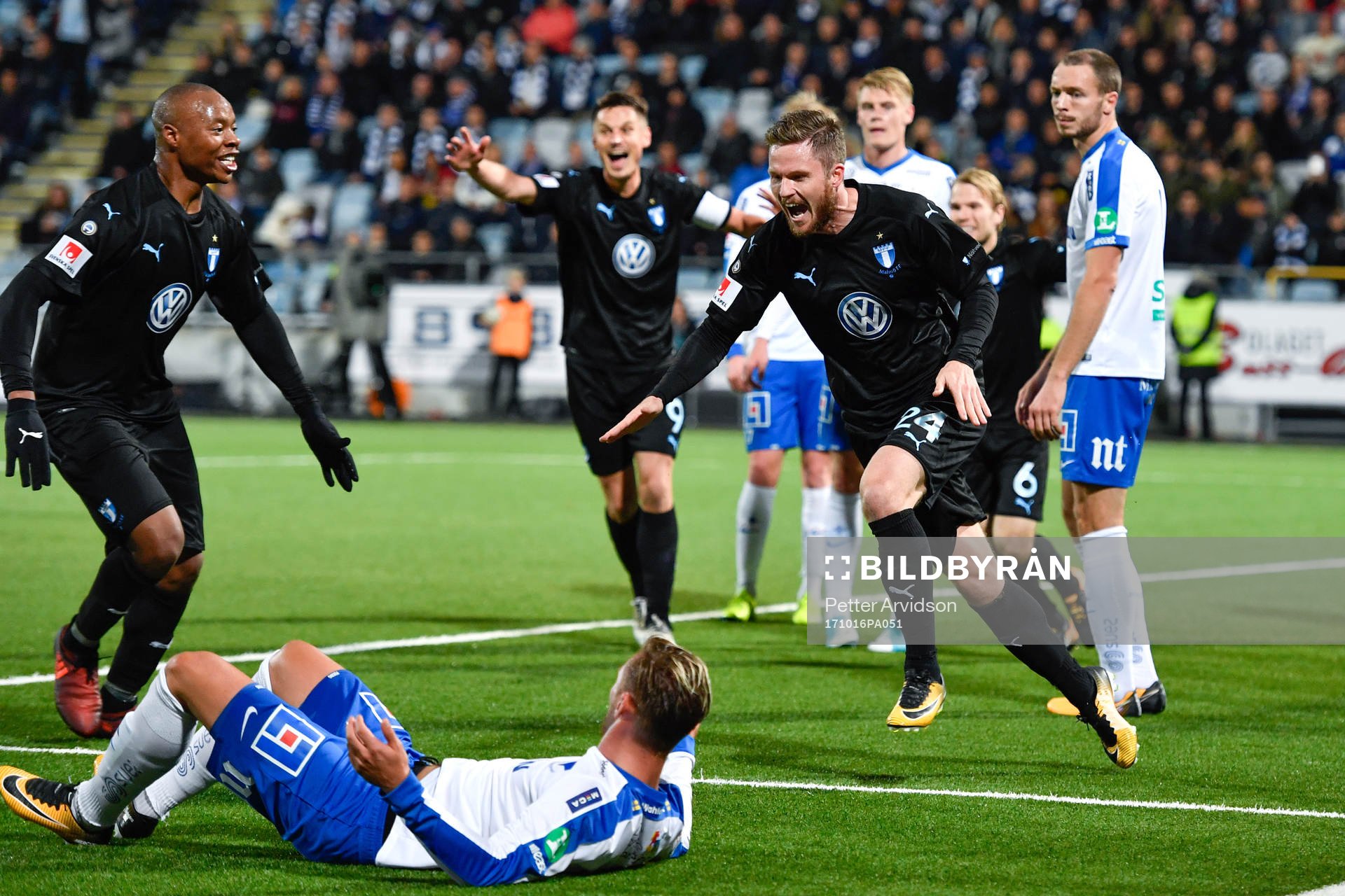Malmö FFs Lasse Nielsen jublar