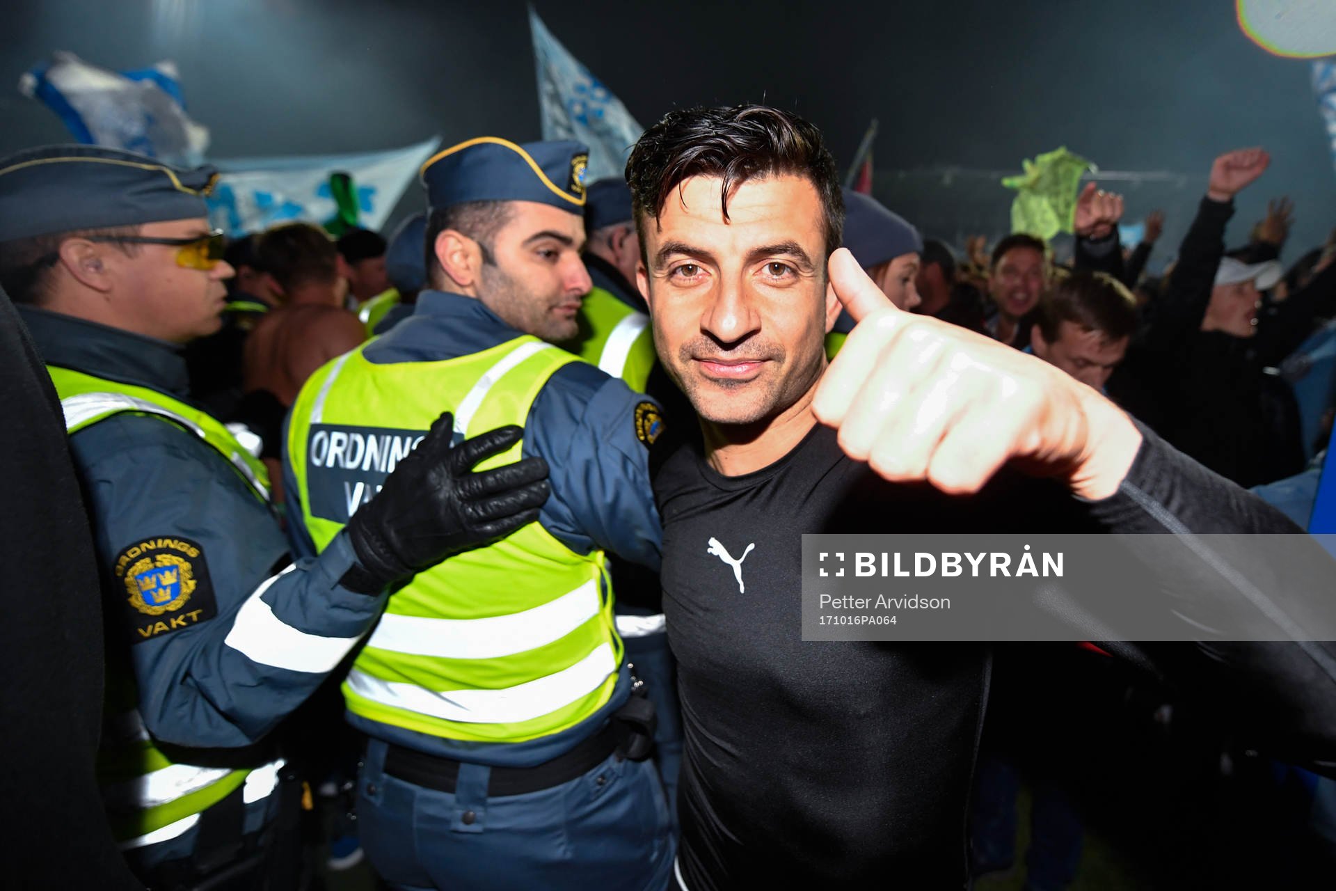 Malmö FFs Behrang Safari jublar