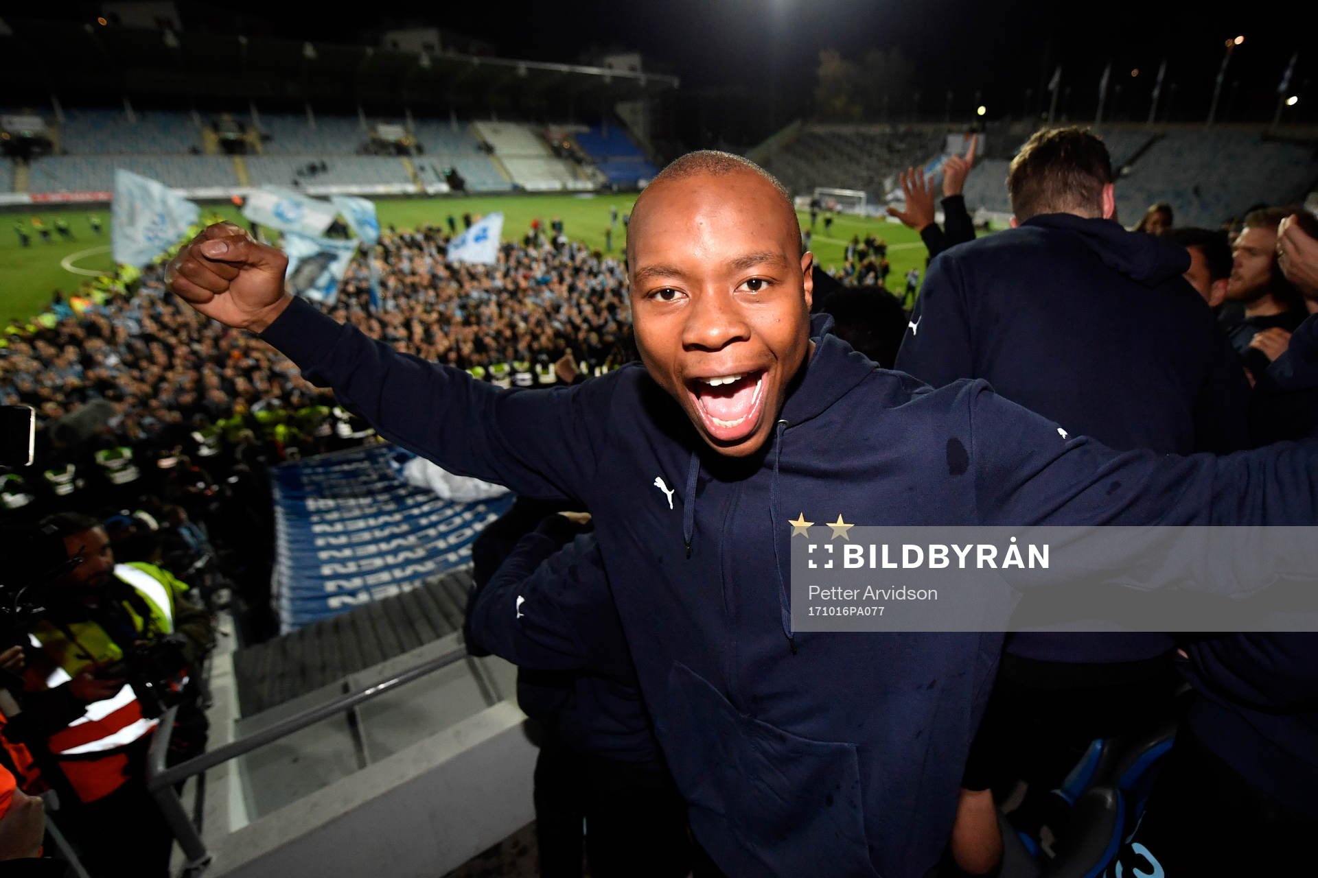 Malmö FFs Carlos Strandberg jublar