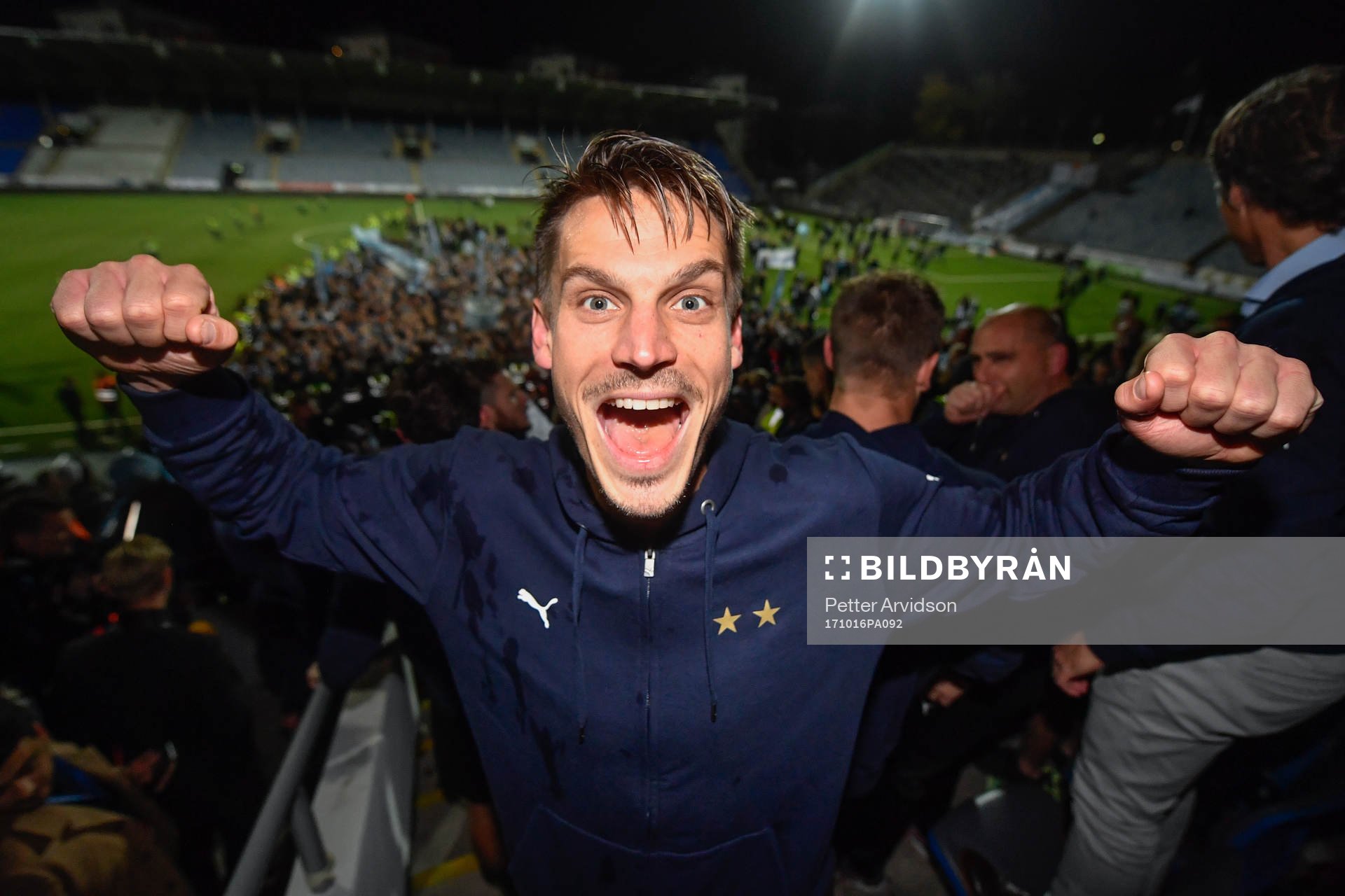 Malmö FFs Markus Rosenberg jublar