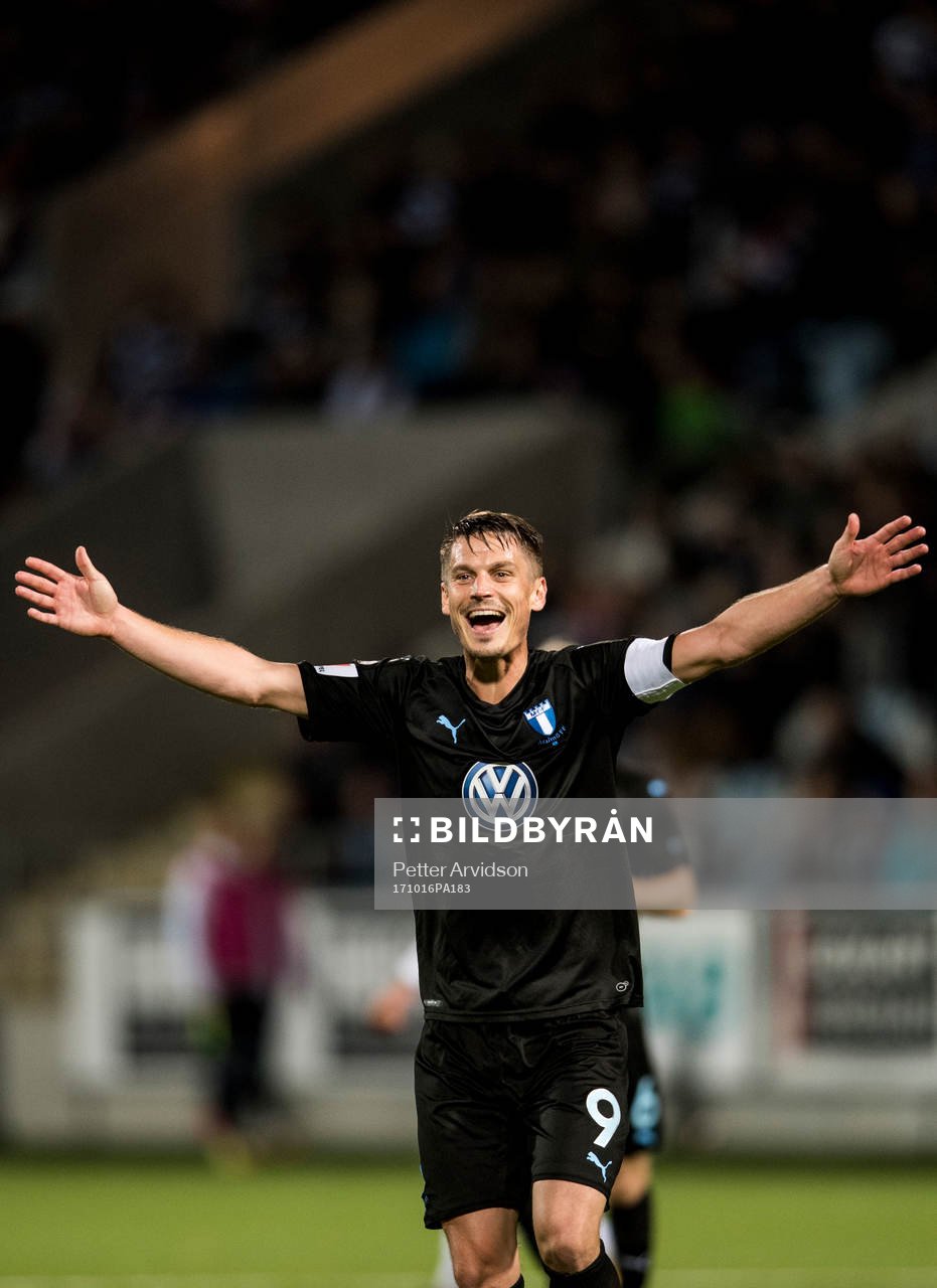 Malmö FFs Markus Rosenberg jublar