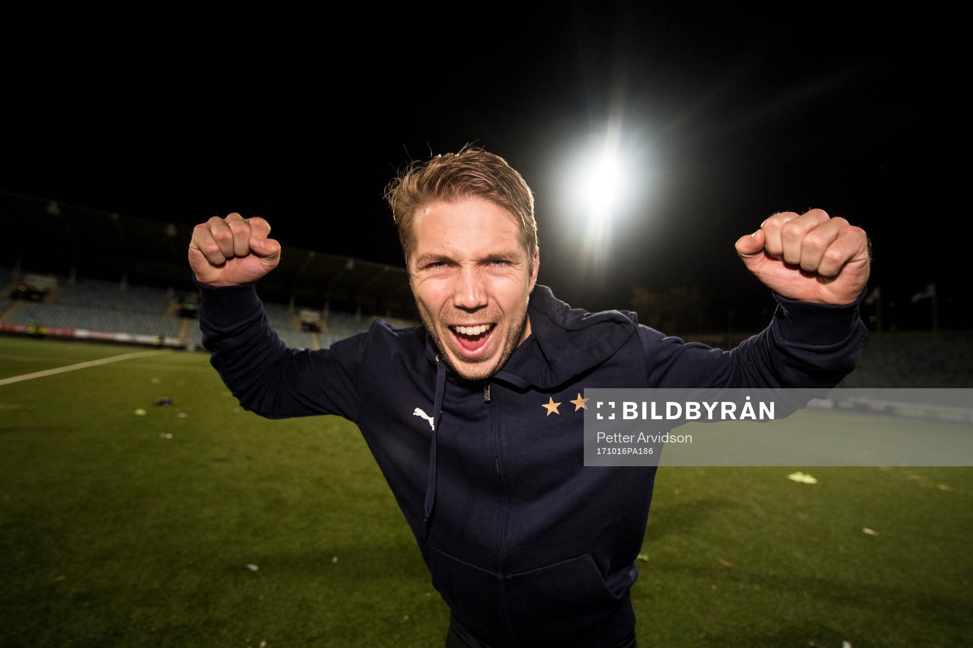 Malmö FFs Anton Tinnerholm jublar