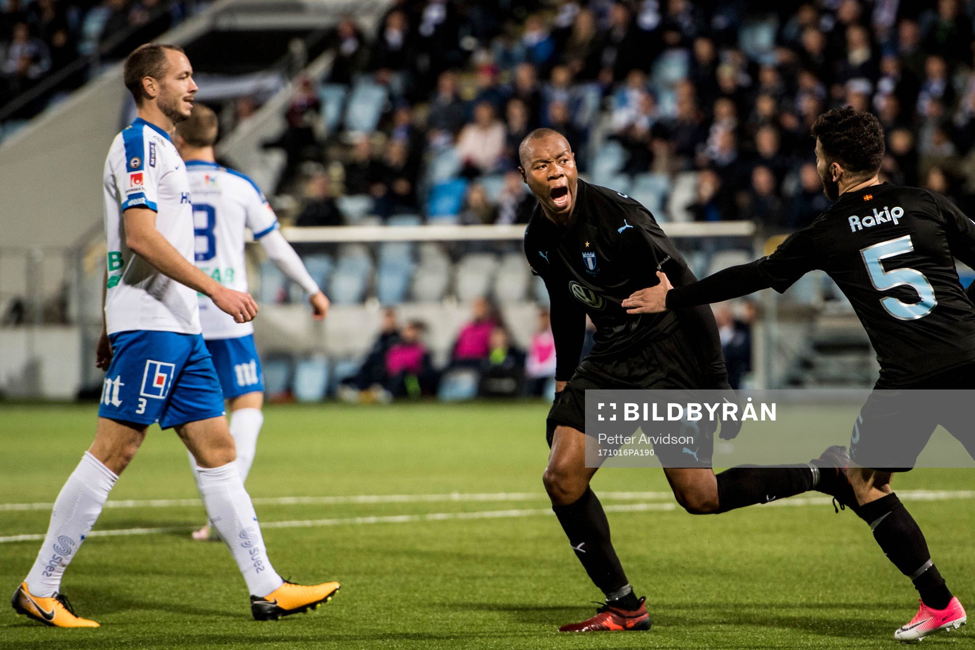 Malmö FFs Carlos Strandberg jublar