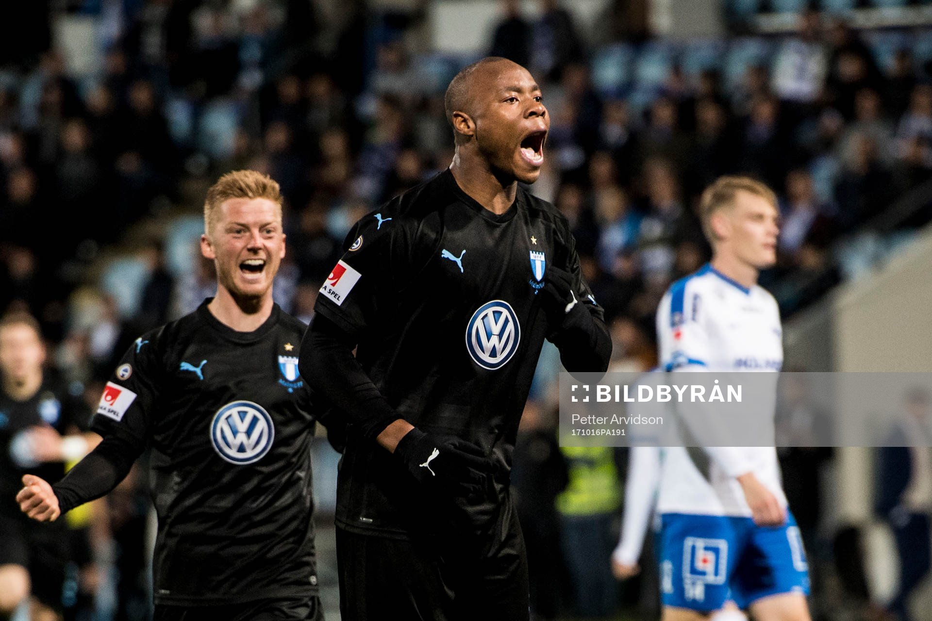 Malmö FFs Carlos Strandberg jublar