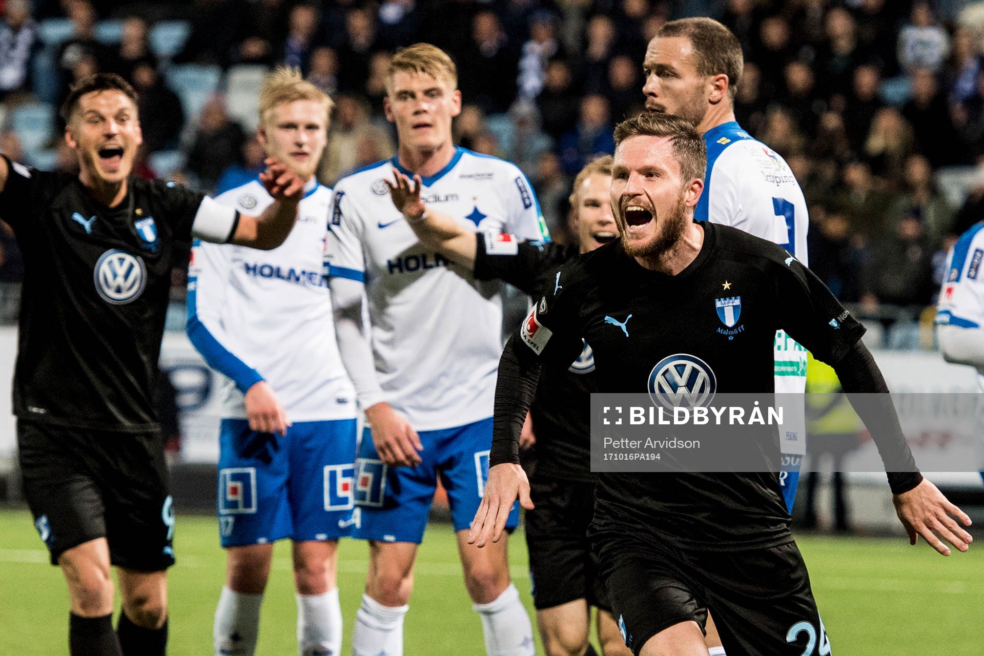 Malmö FFs Lasse Nielsen jublar