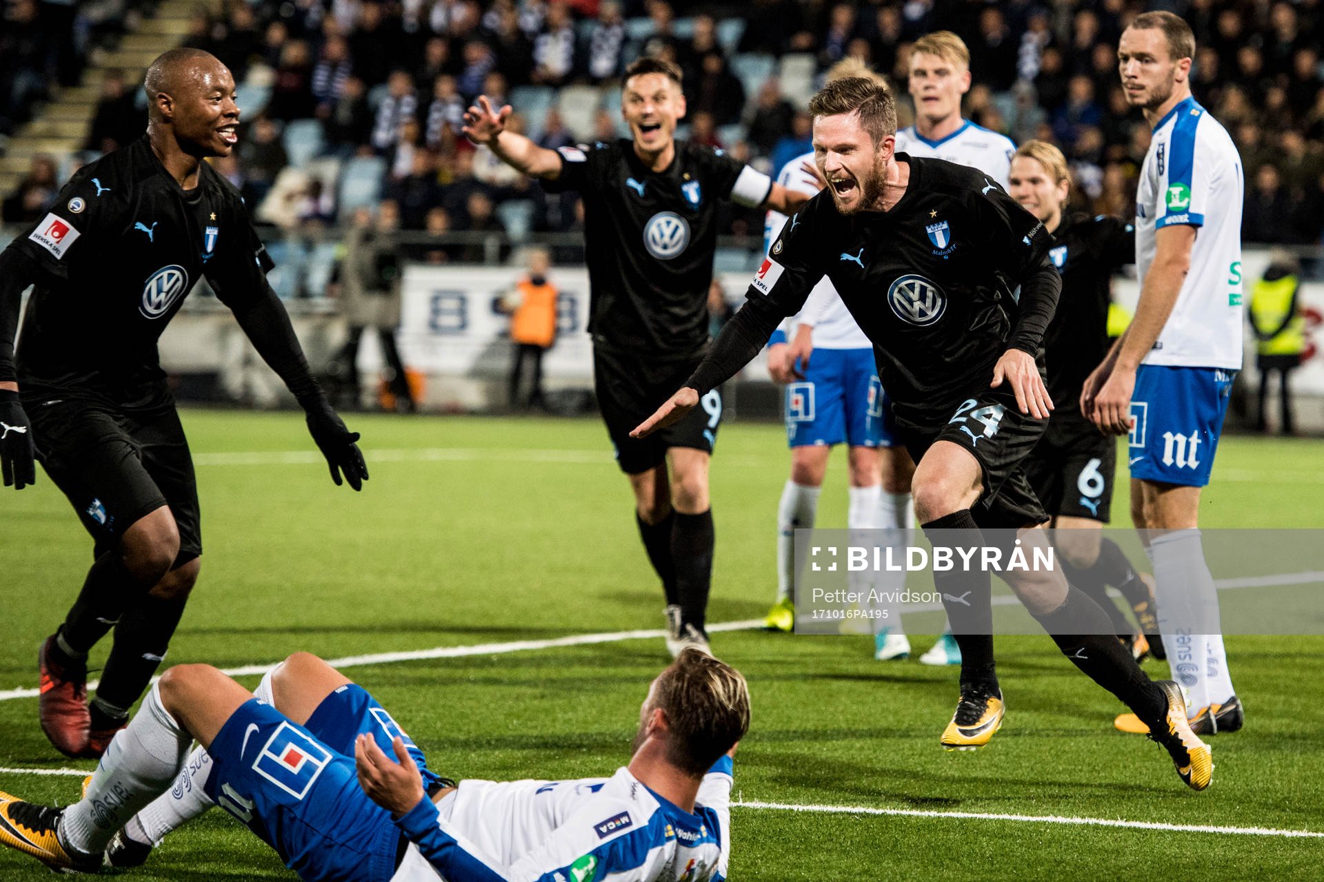 Malmö FFs Lasse Nielsen jublar