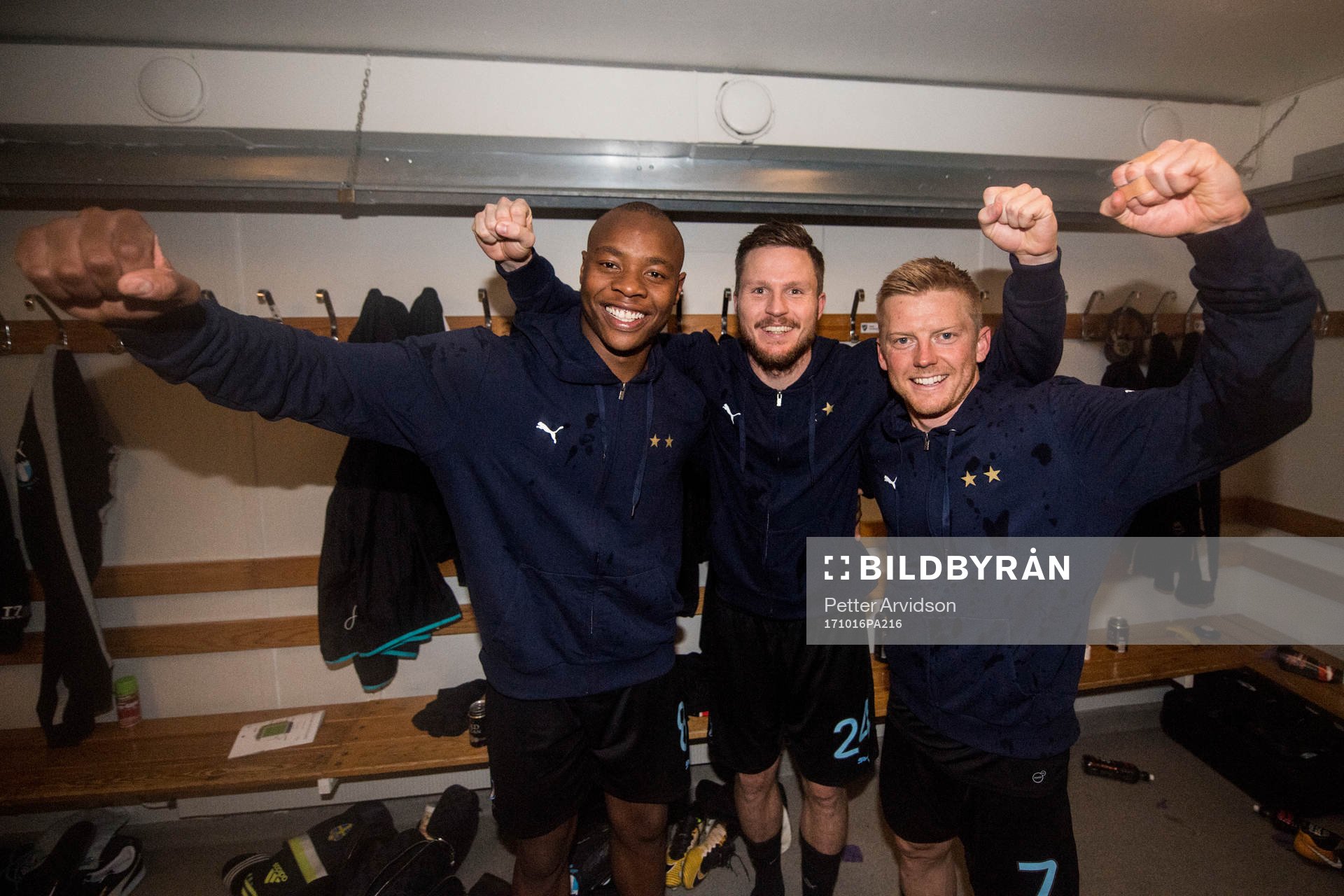 Malmö FFs målskyttar i matchen Carlos Strandberg, Lasse