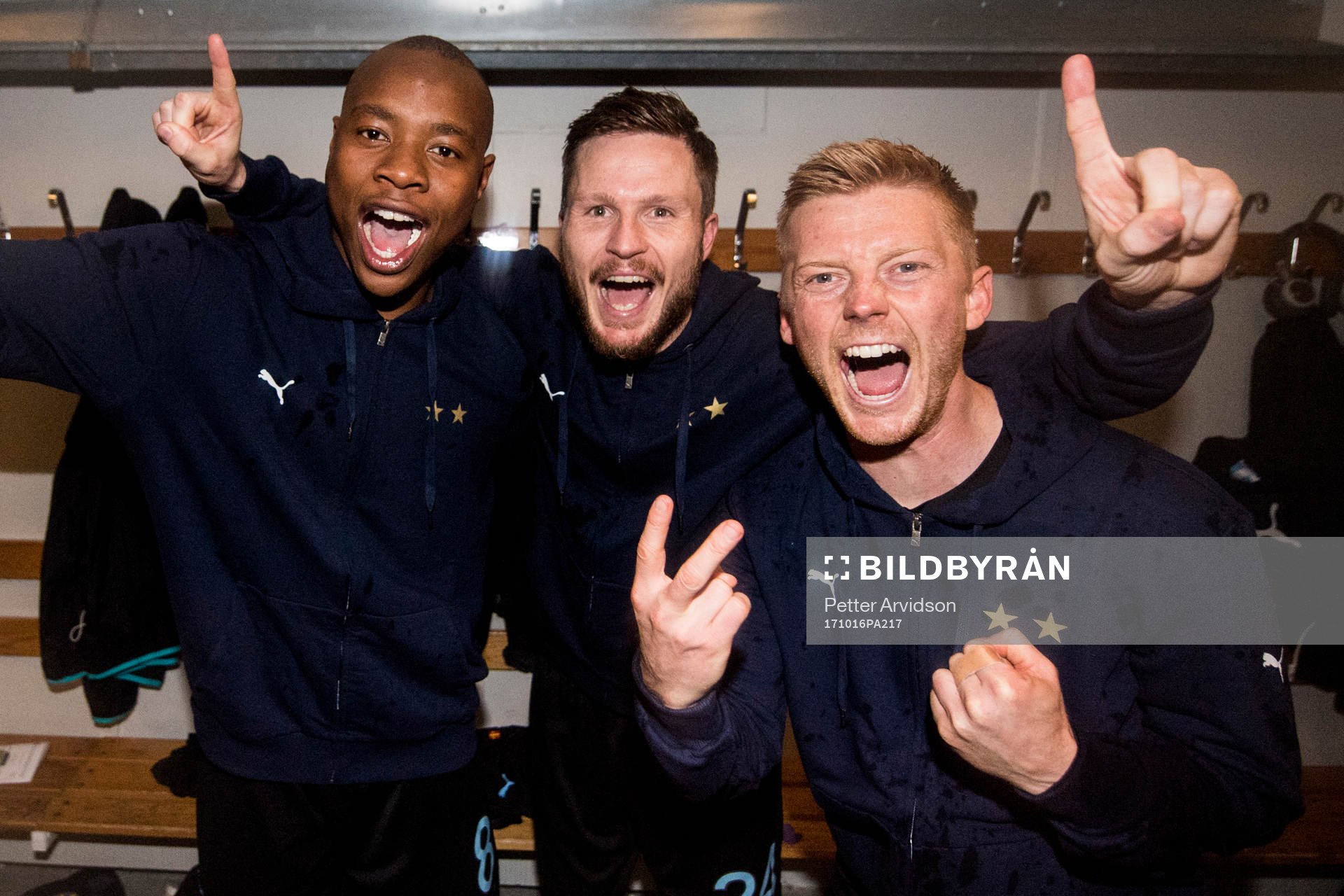 Malmö FFs målskyttar i matchen Carlos Strandberg, Lasse