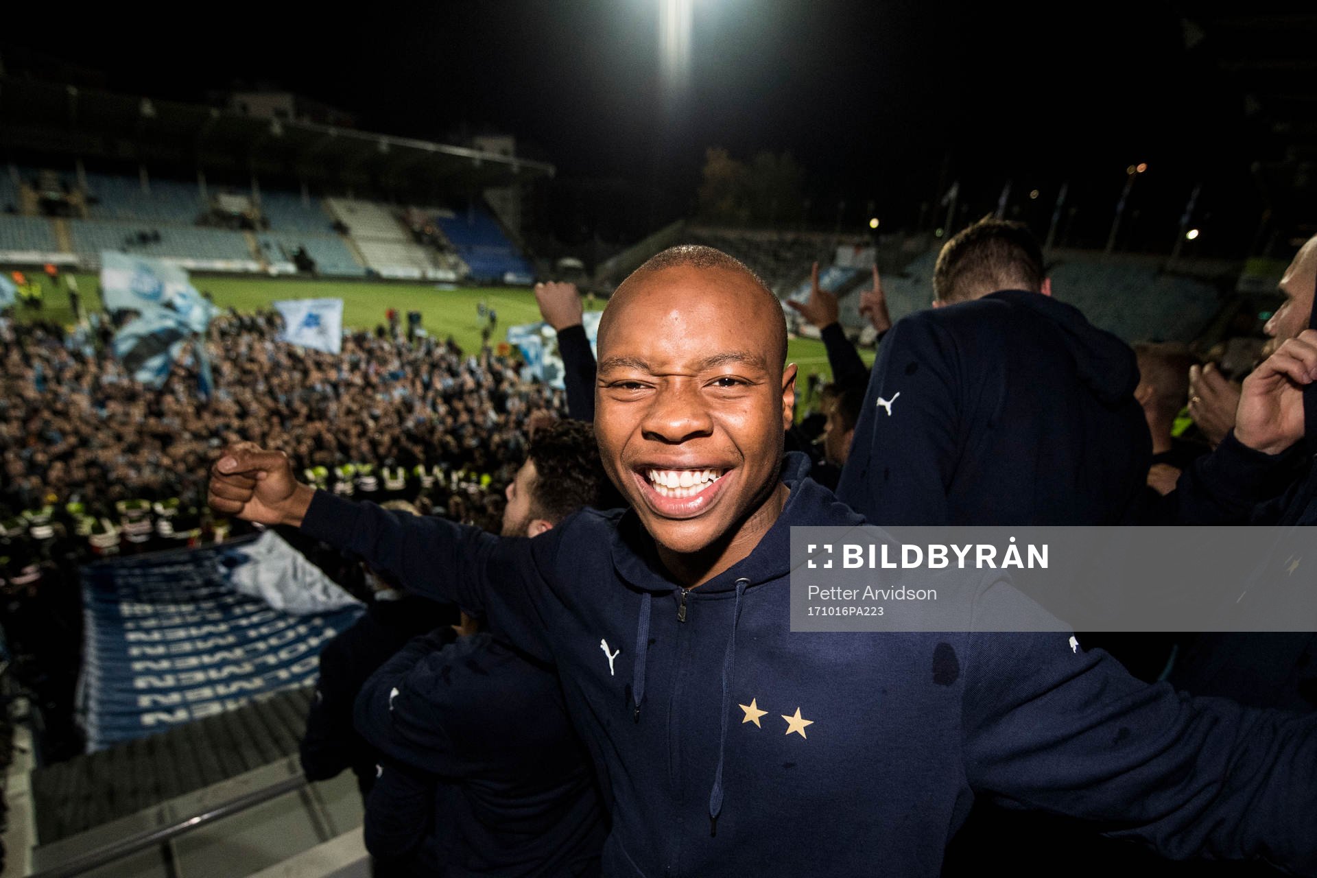 Malmö FFs Carlos Strandberg jublar
