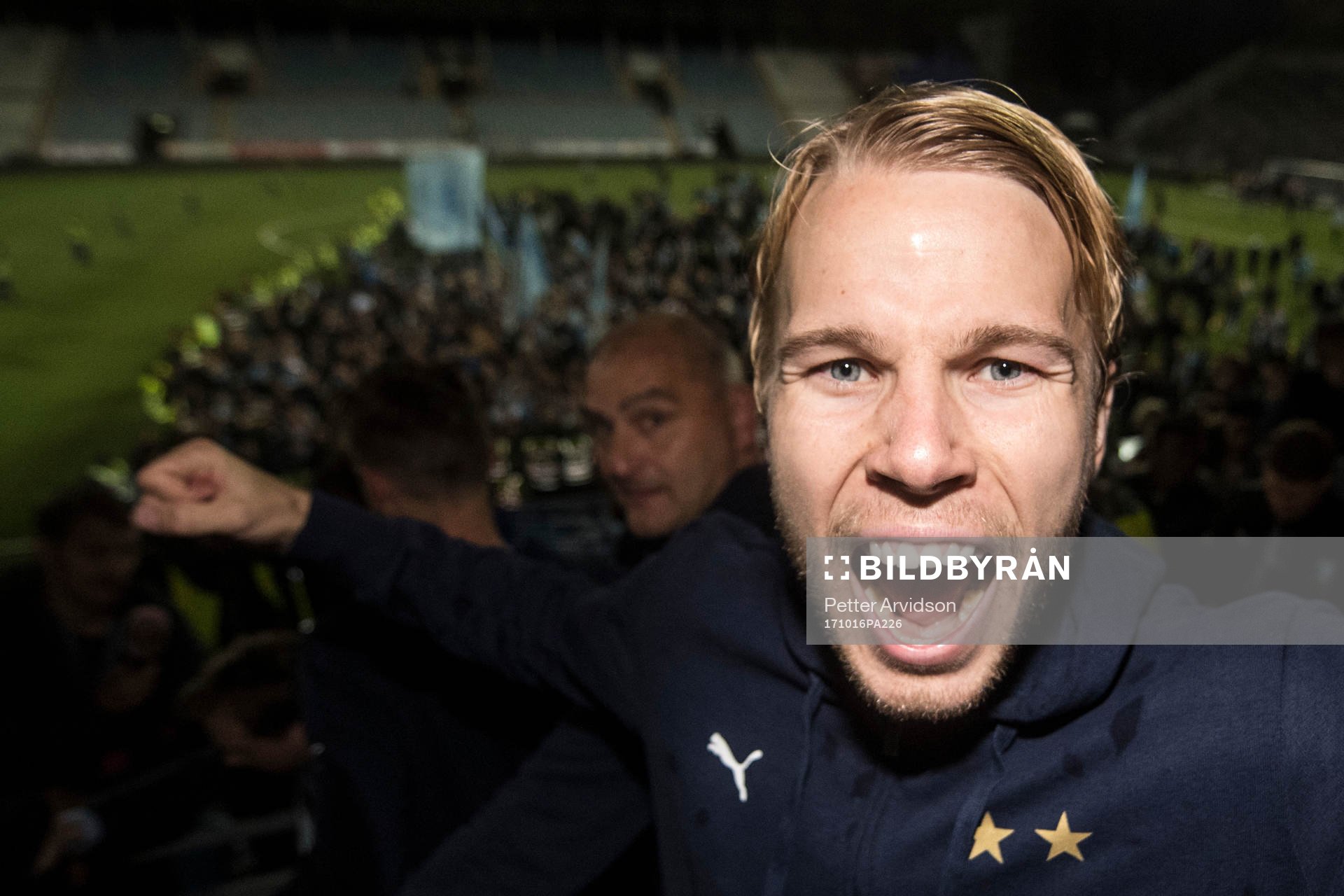 Malmö FFs Oscar Lewicki jublar