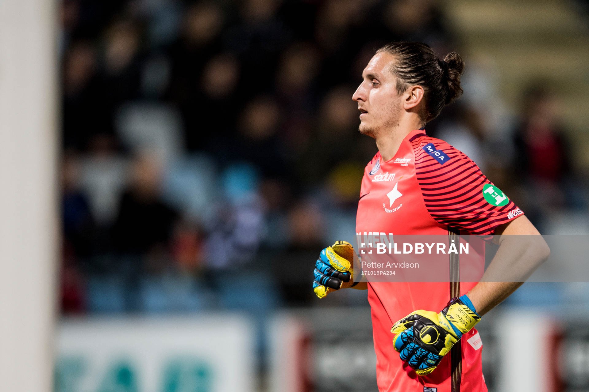 Norrköpings målvakt David Mitov Nilsson