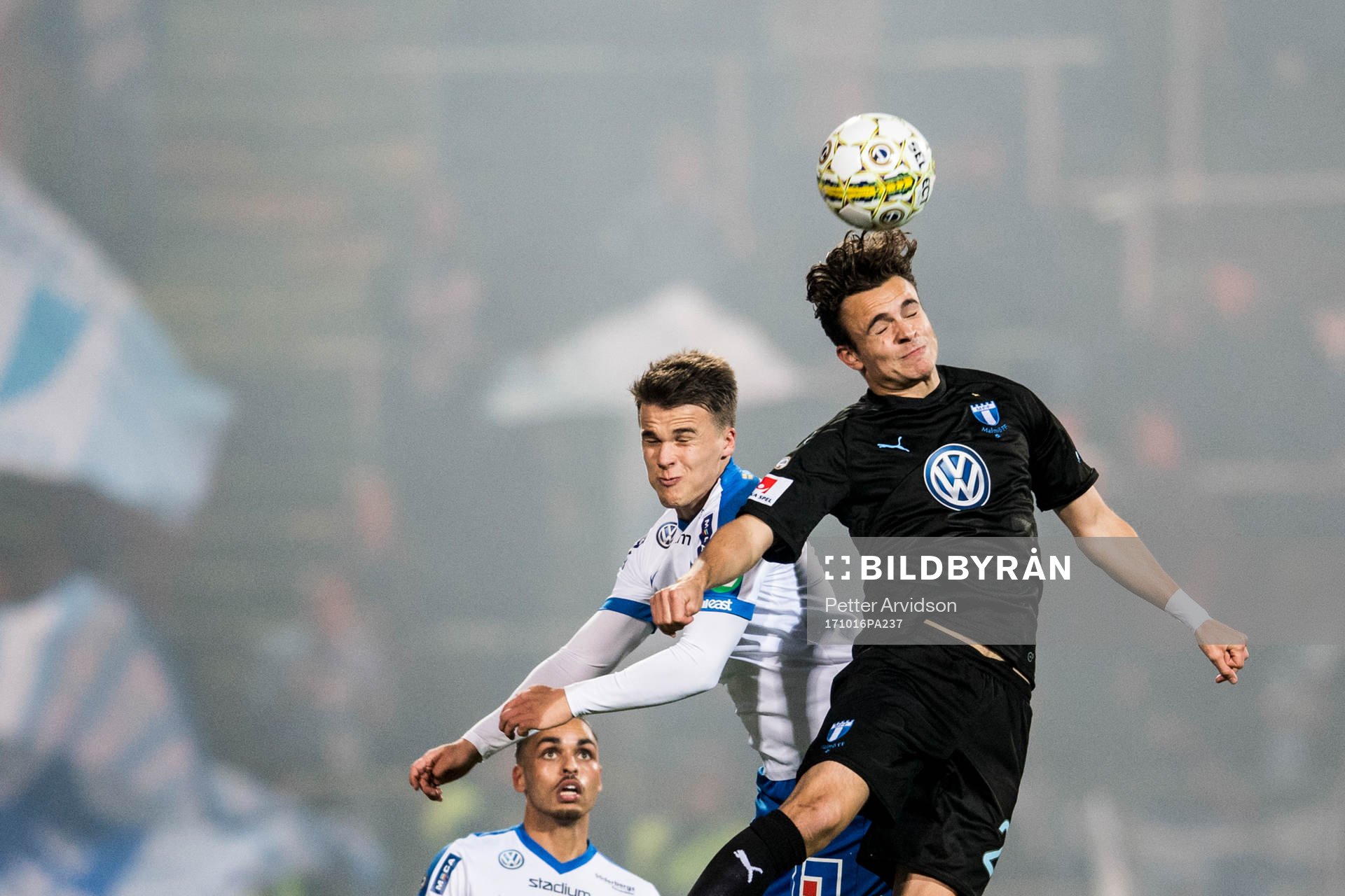 Malmö FFs Andreas Vindheim och Norrköpings Simon Skrabb