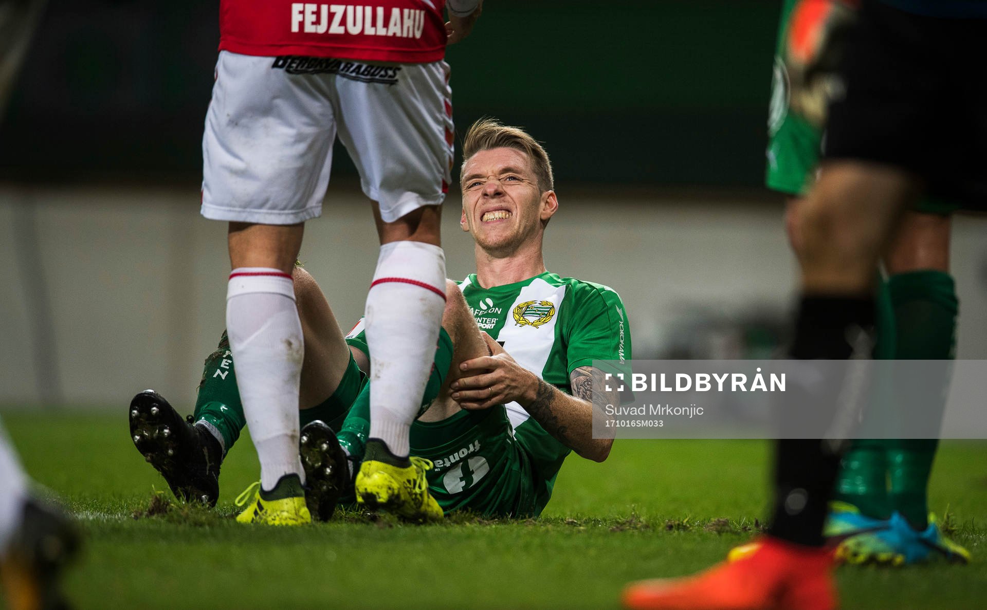 Hammarbys Birkir Már Saevarsson deppar