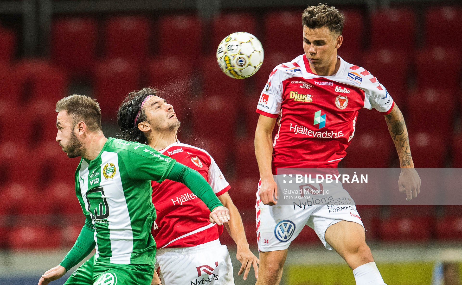 Kalmars Emin Nouri och Herman Hallberg samt Hammarbys