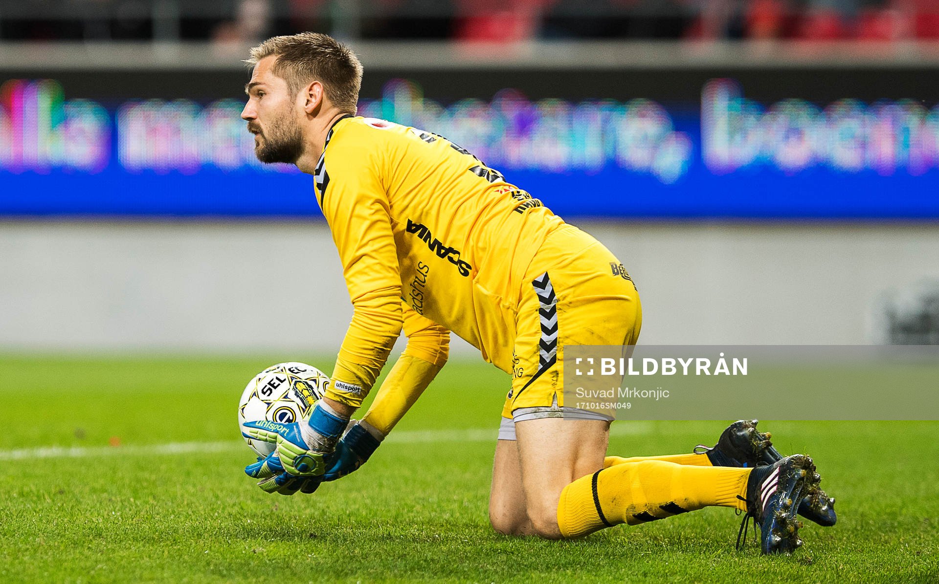 Kalmars målvakt Lucas Hägg-Johansson