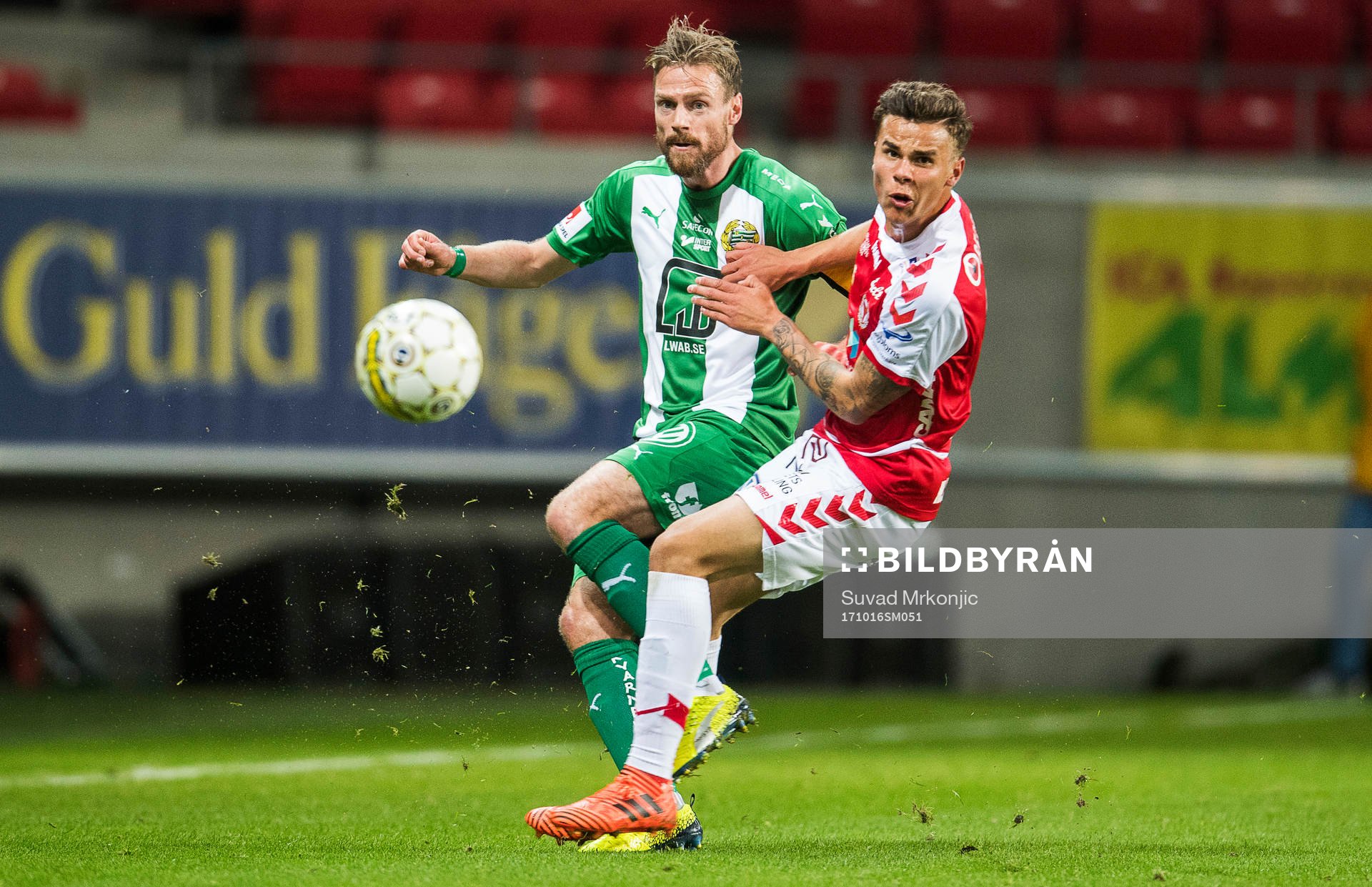 Kalmars Herman Hallberg och Hammarbys Arnór Smárason