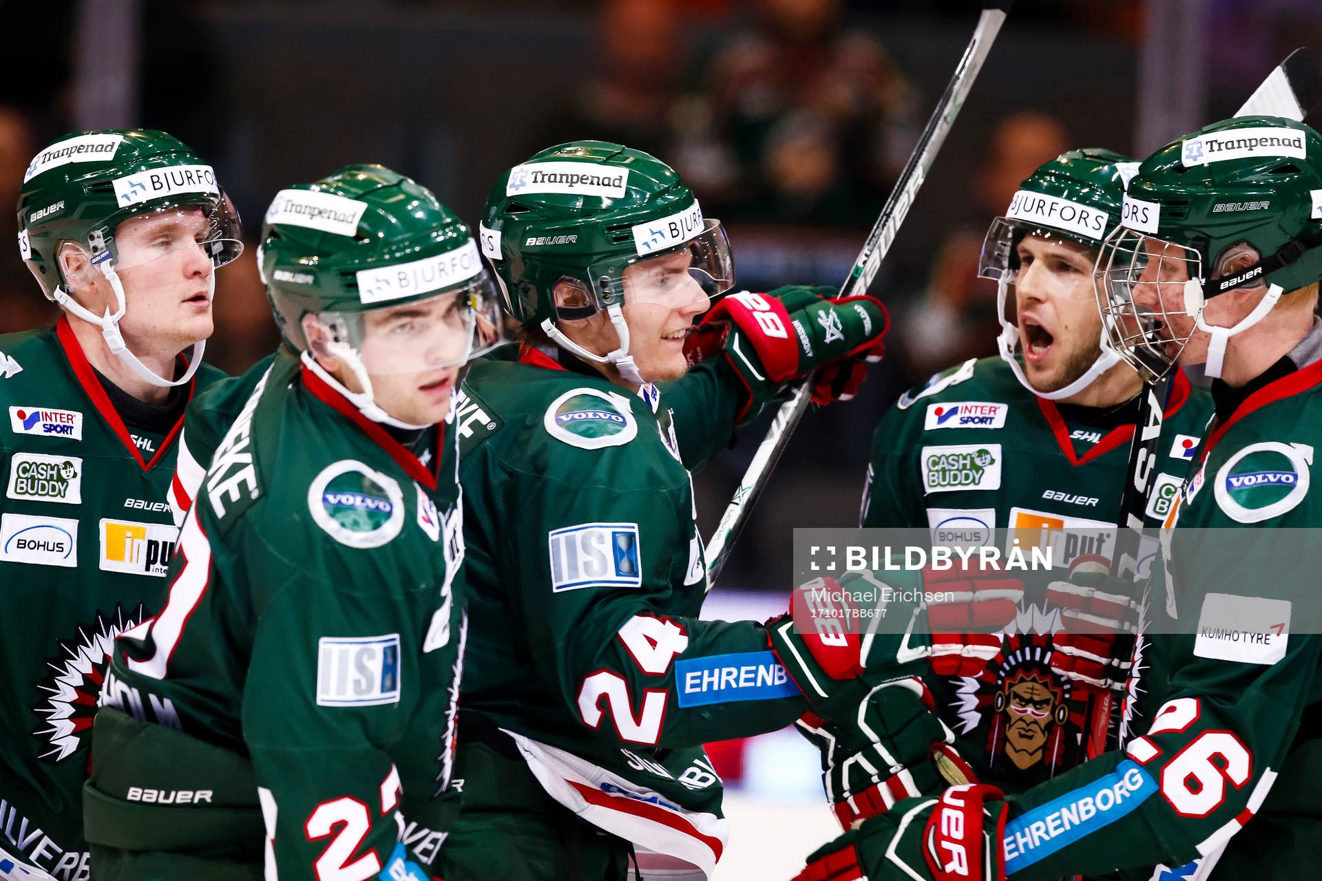 Frölundas Lias Andersson jublar