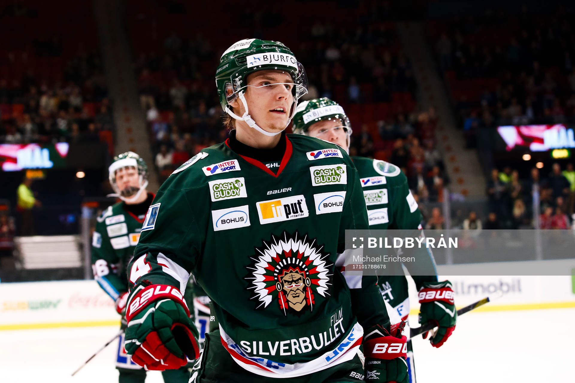 Frölundas Lias Andersson jublar