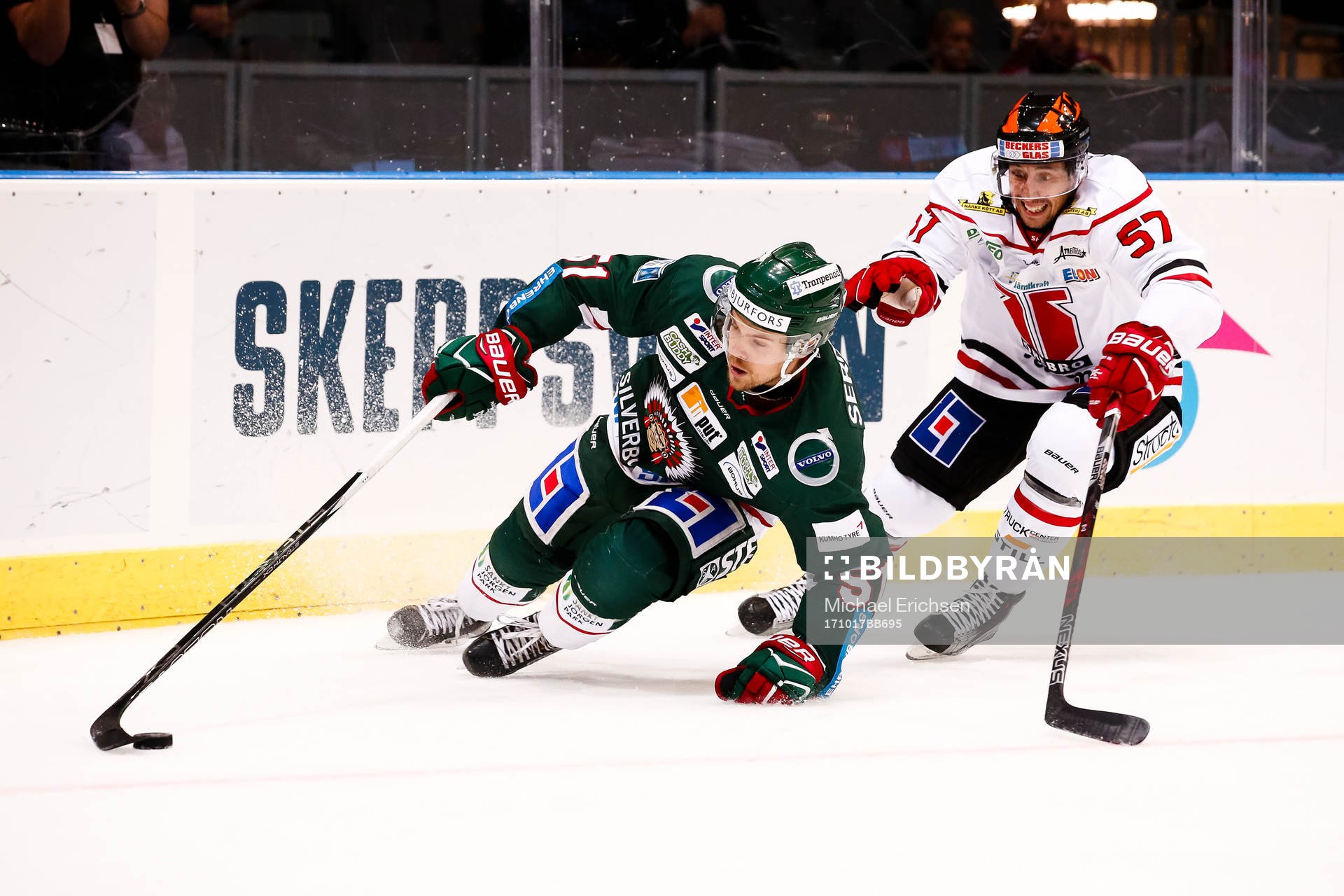 Frölundas Mats Rosseli Olsen och Örebros Daine Todd