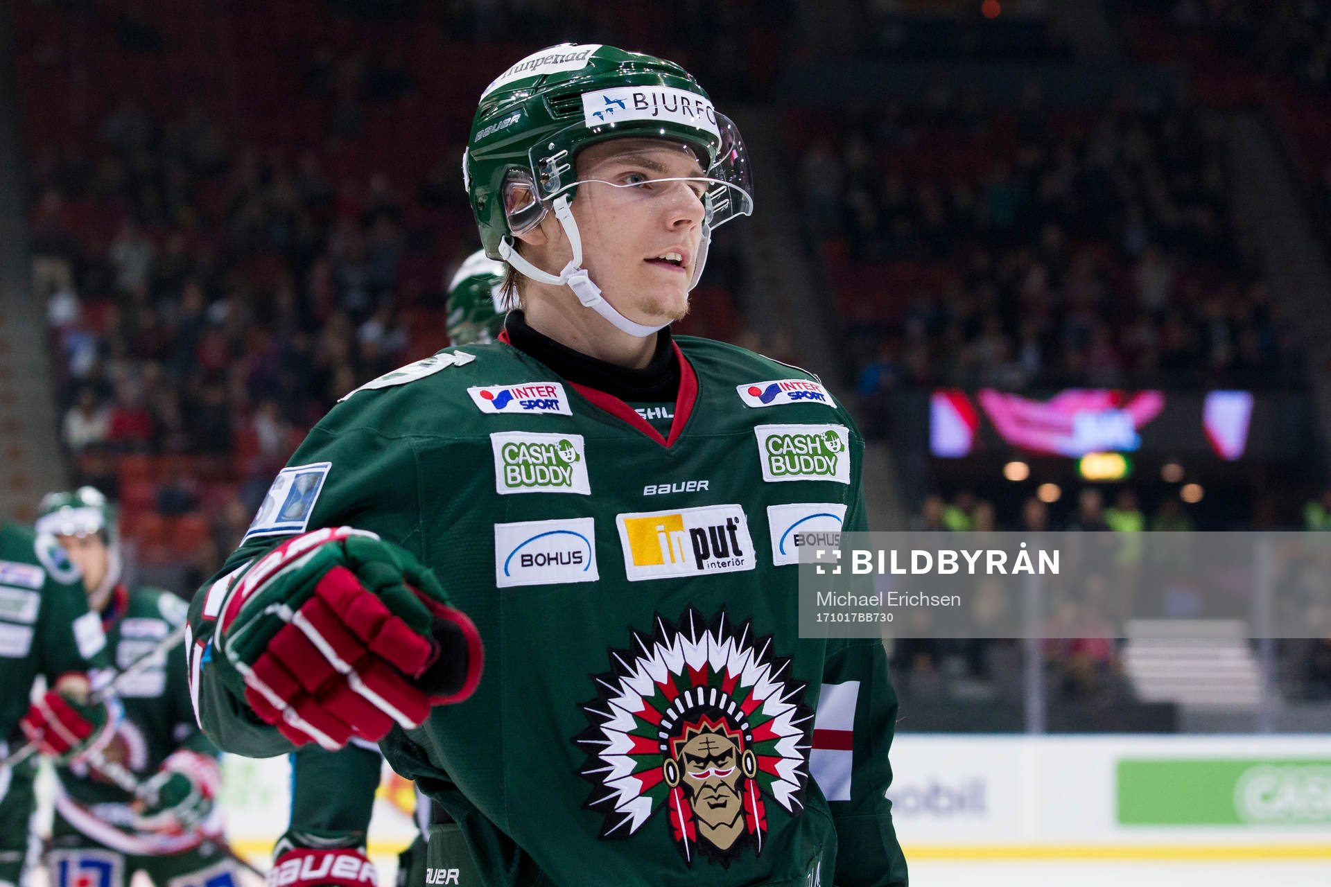 Frölundas Lias Andersson jublar
