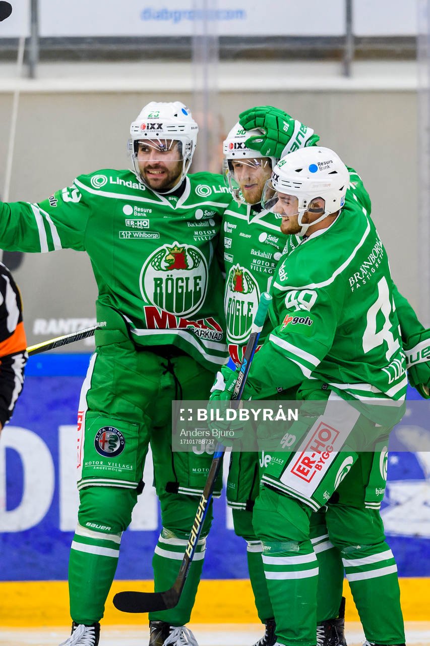 Rögles Ludvig Rensfeldt, Ted Brithén och Sebastian