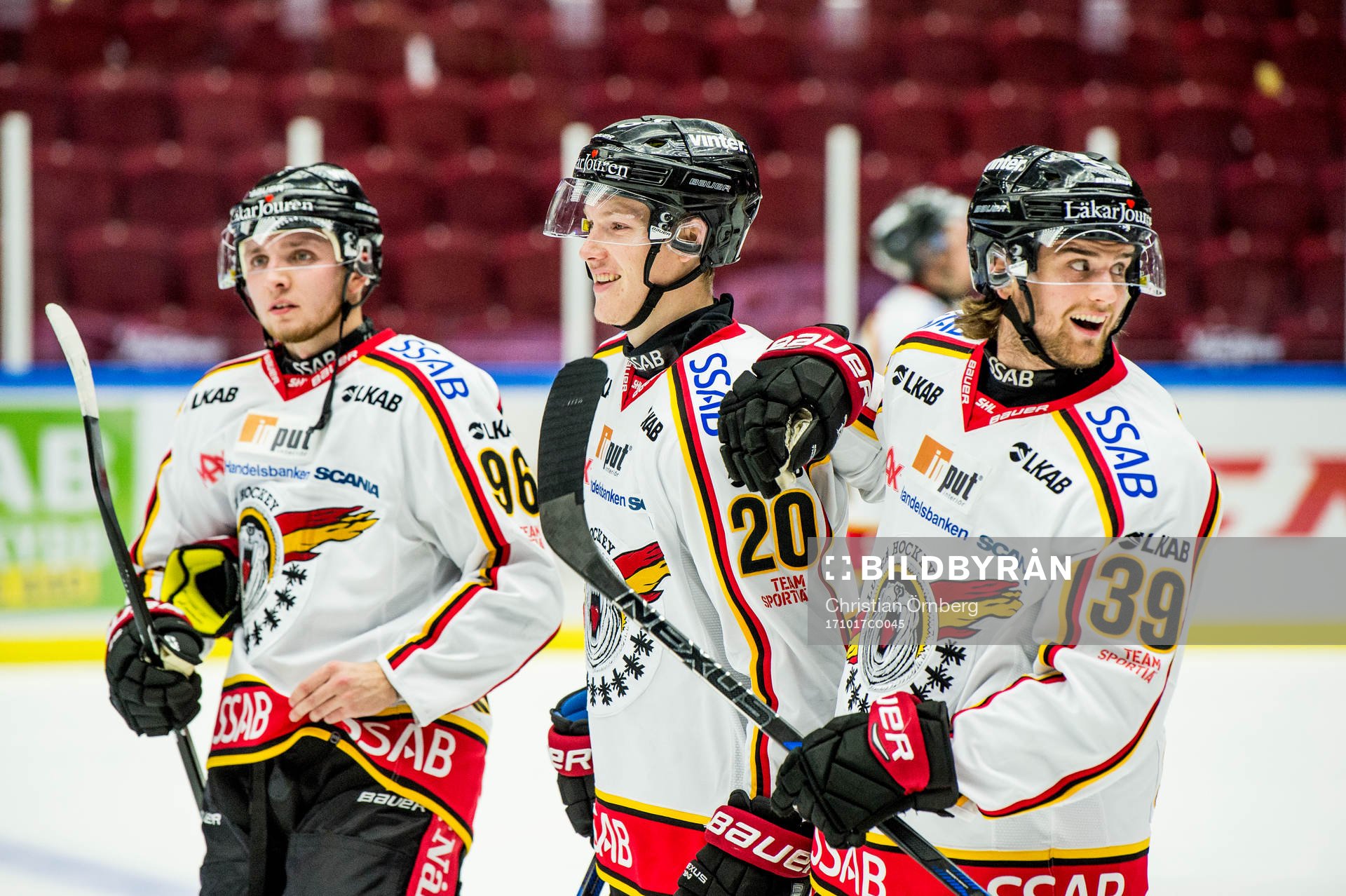 Luleås Robin Kovacs, Gustav Rydahl och Pontus Själin