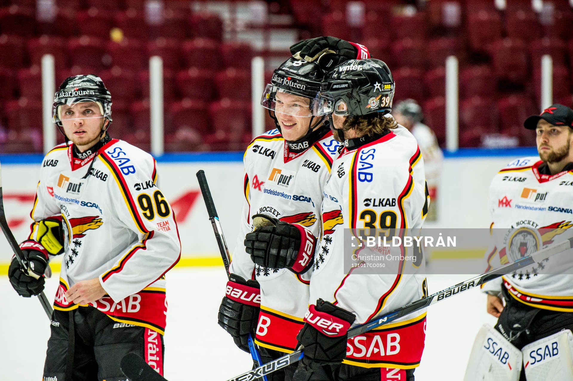 Luleås Robin Kovacs, Gustav Rydahl och Pontus Själin