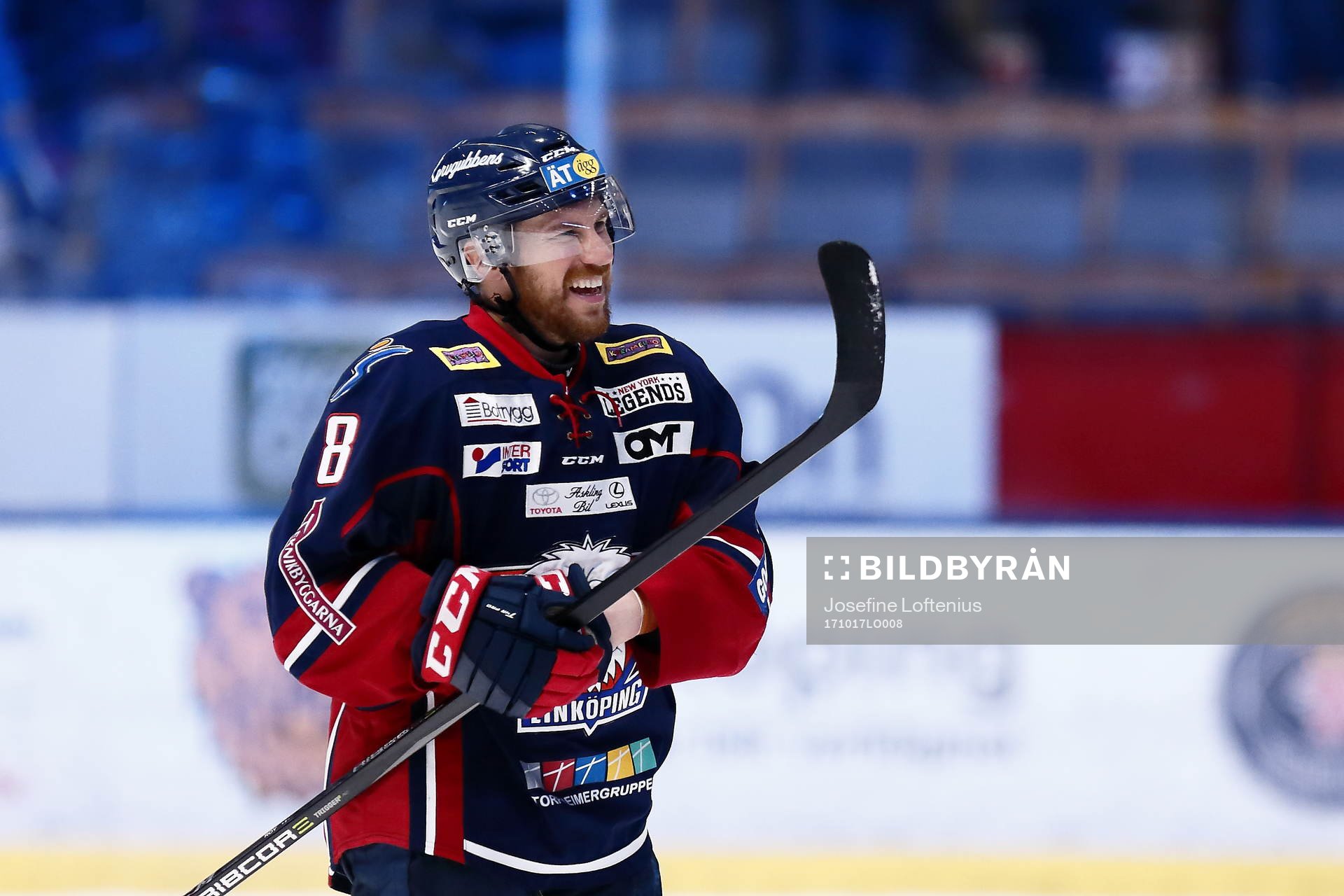 Linköpings Derek Roy jublar