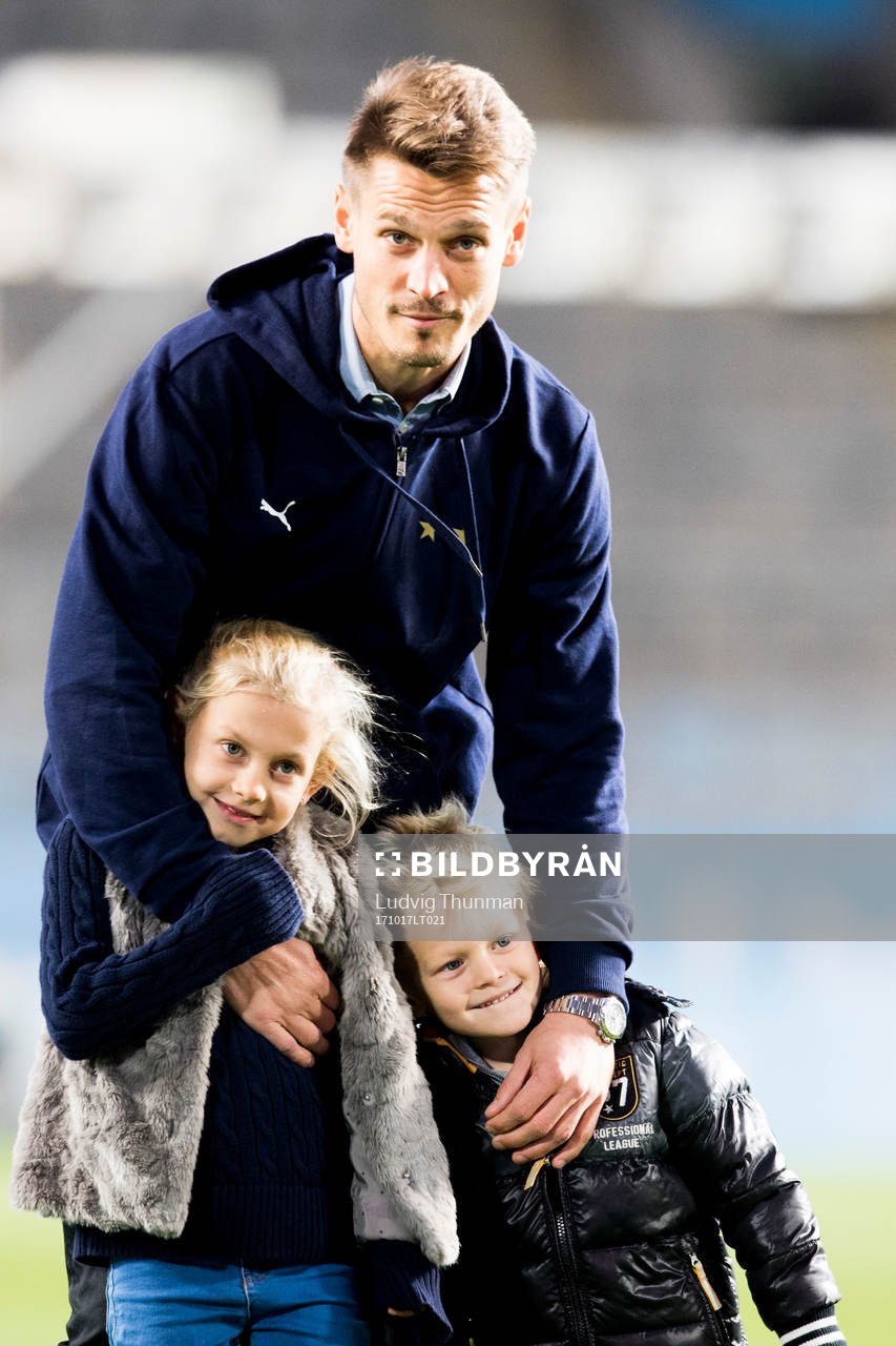 Malmö FFs Markus Rosenberg med familj