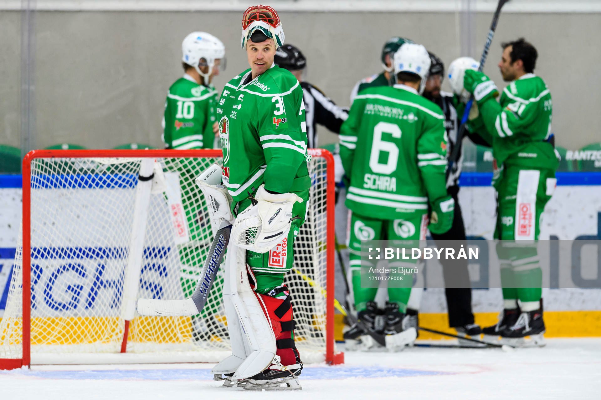 Rögles målvakt Justin Pogge