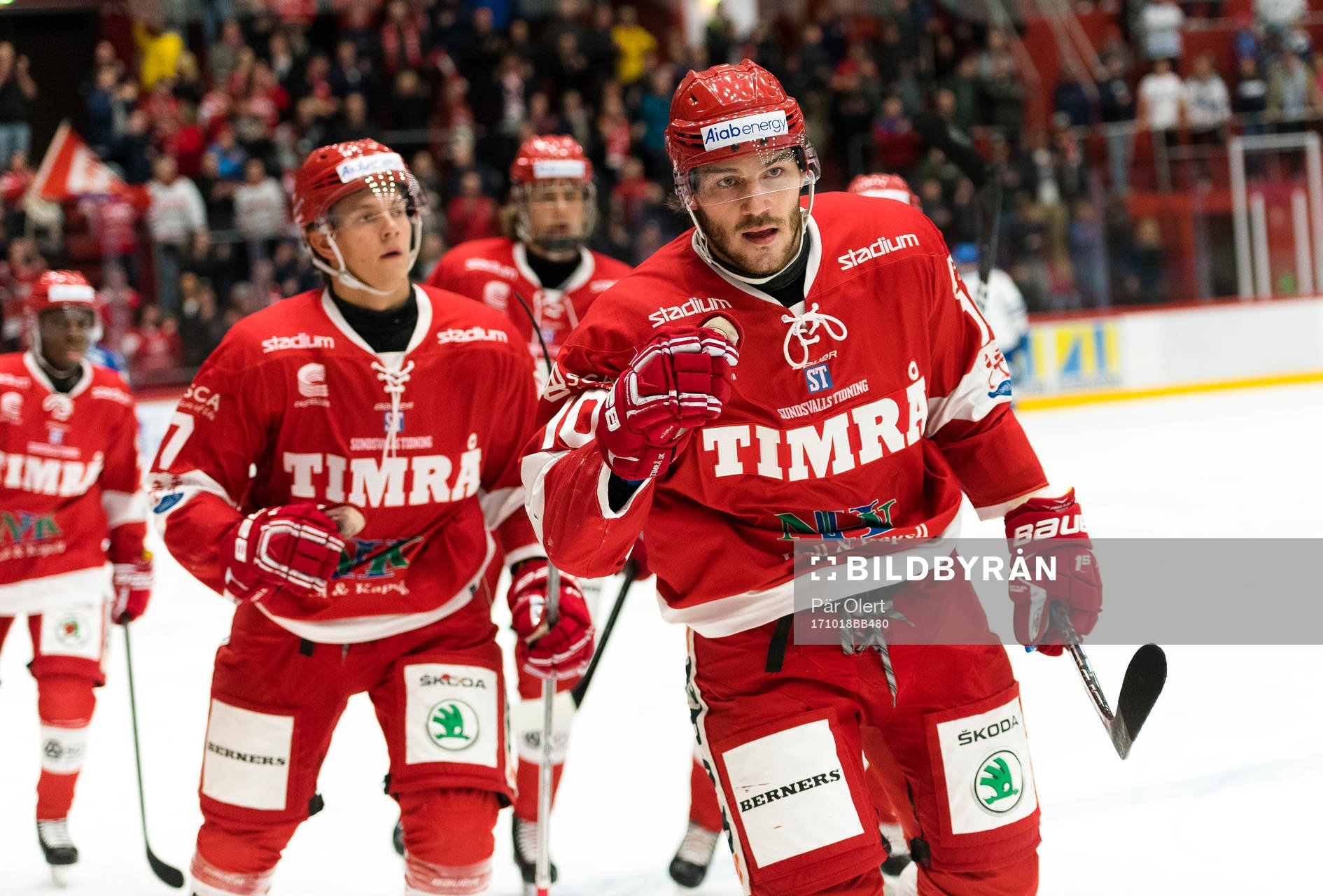 Timrås Johan Persson jublar
