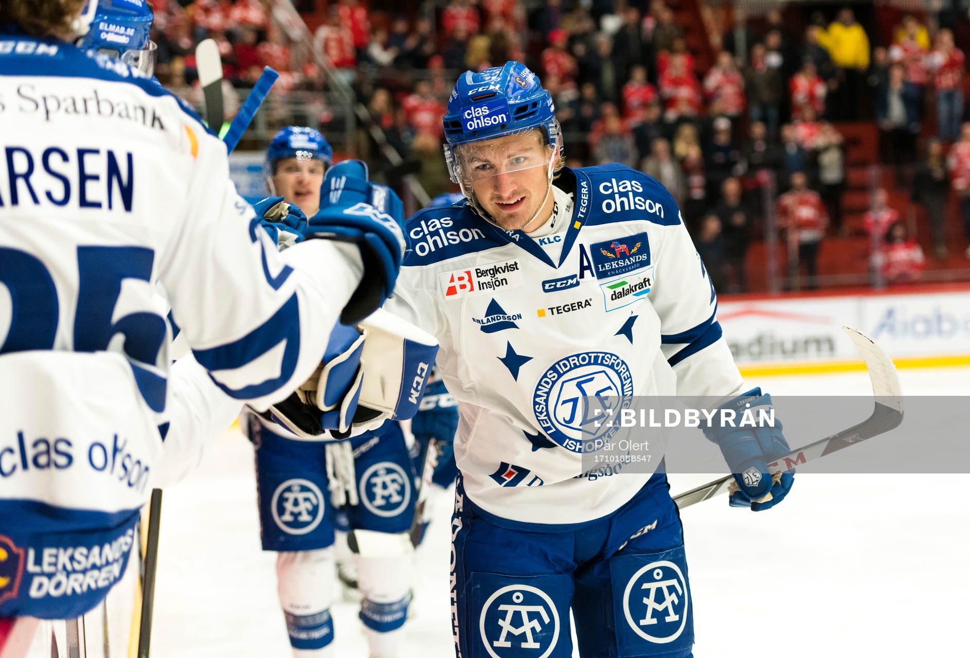 Leksands Patrik Norén jublar
