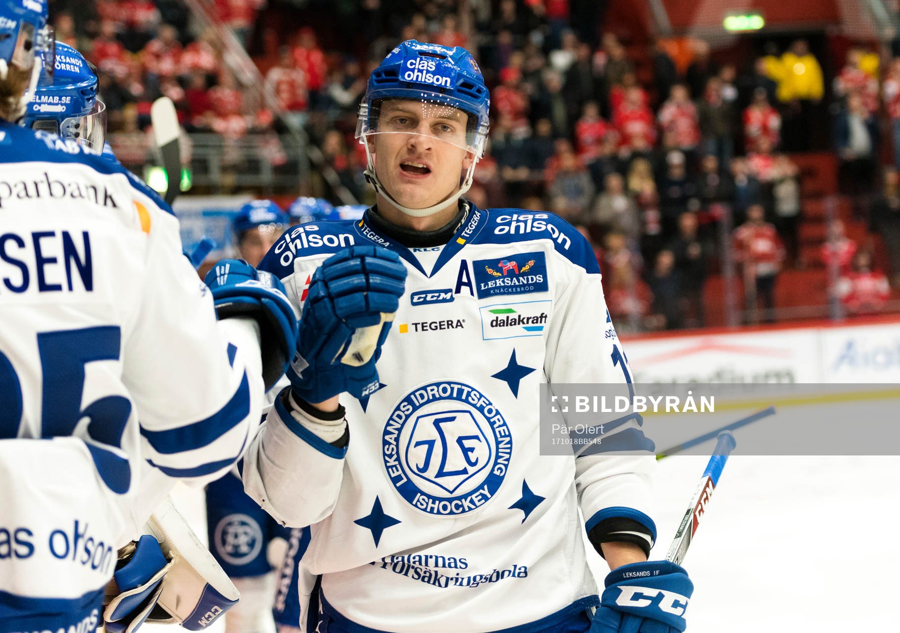 Leksands Martin Karlsson jublar