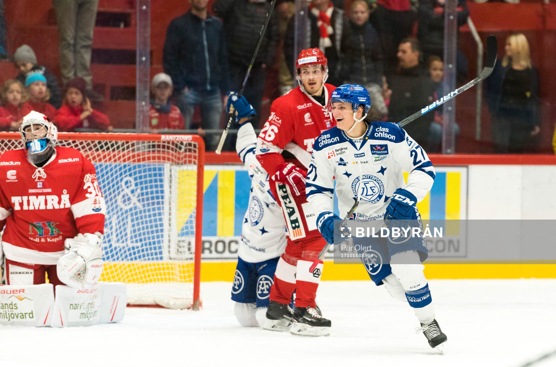Leksands Anton Karlsson jublar