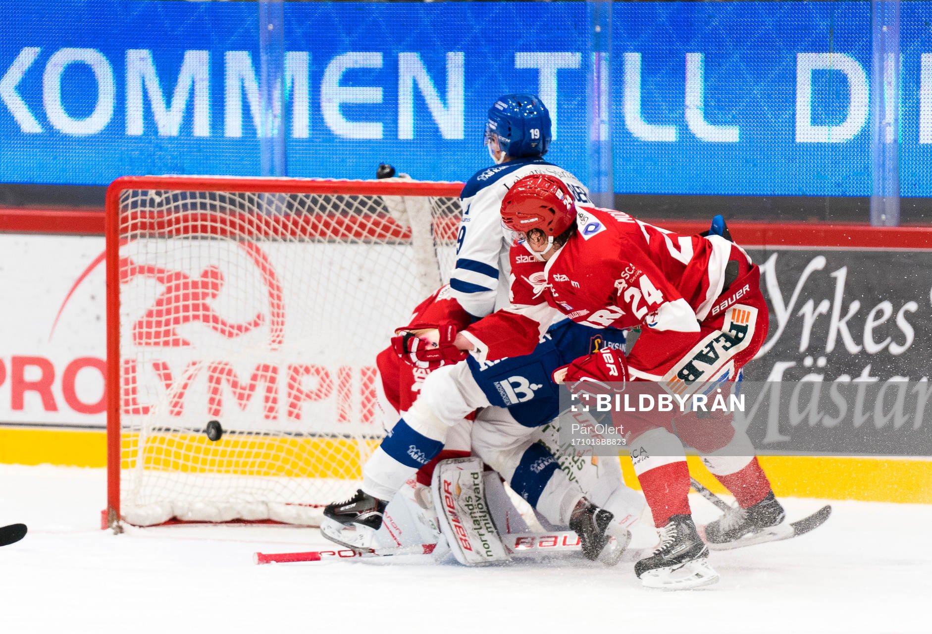 Leksands Tobias Forsberg gör 3-4 målet i förlängning