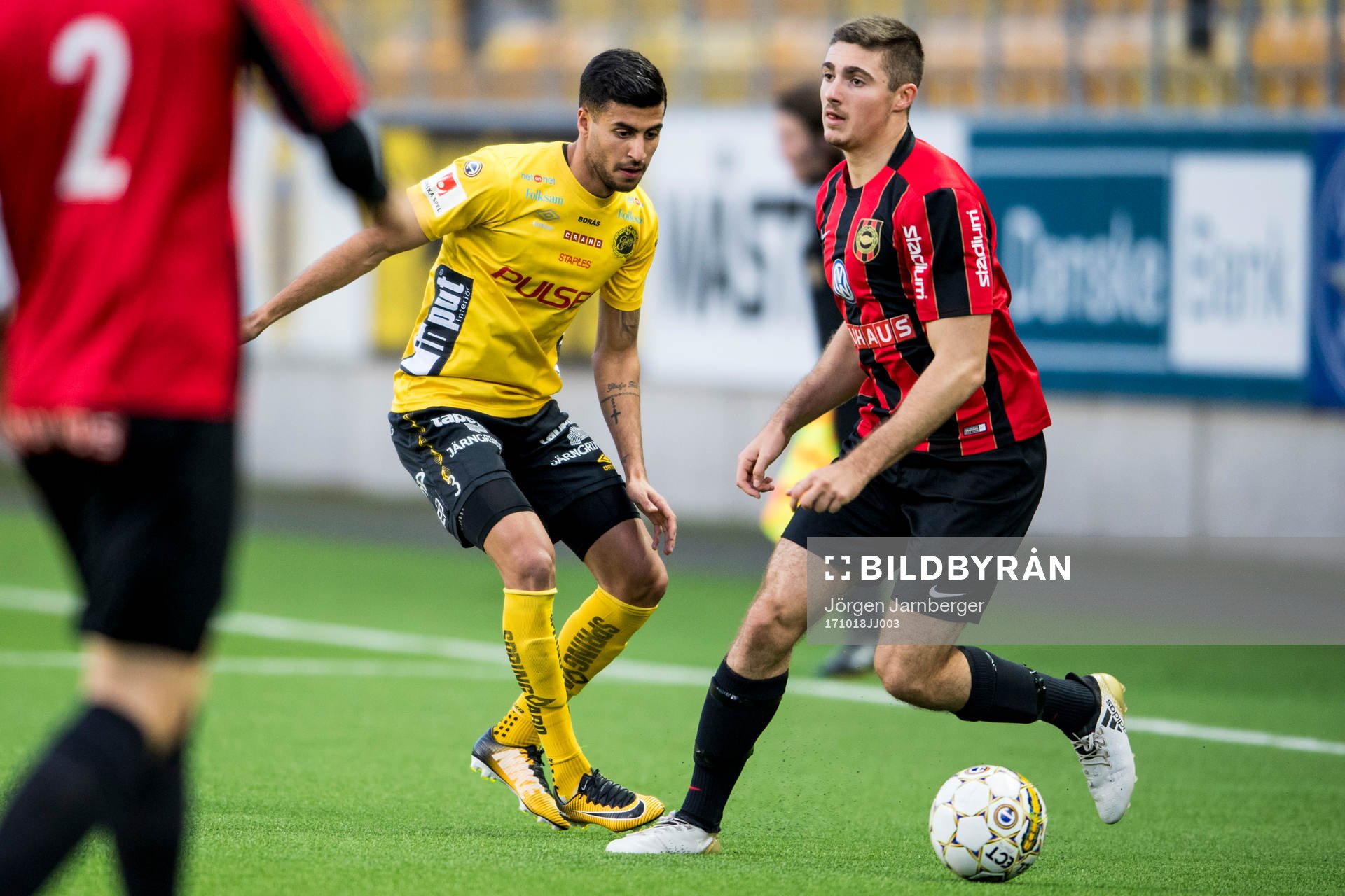 Brommapojkarnas Marko Nikolic och Elfsborgs Rami Kaib