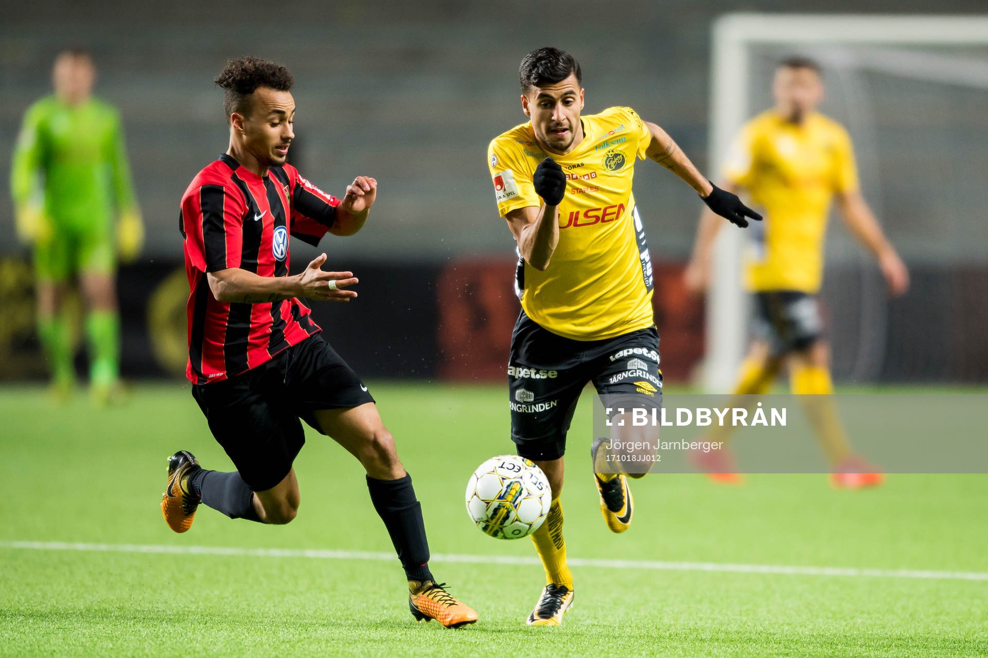 Elfsborgs Rami Kaib och Brommapojkarnas Victor Fors