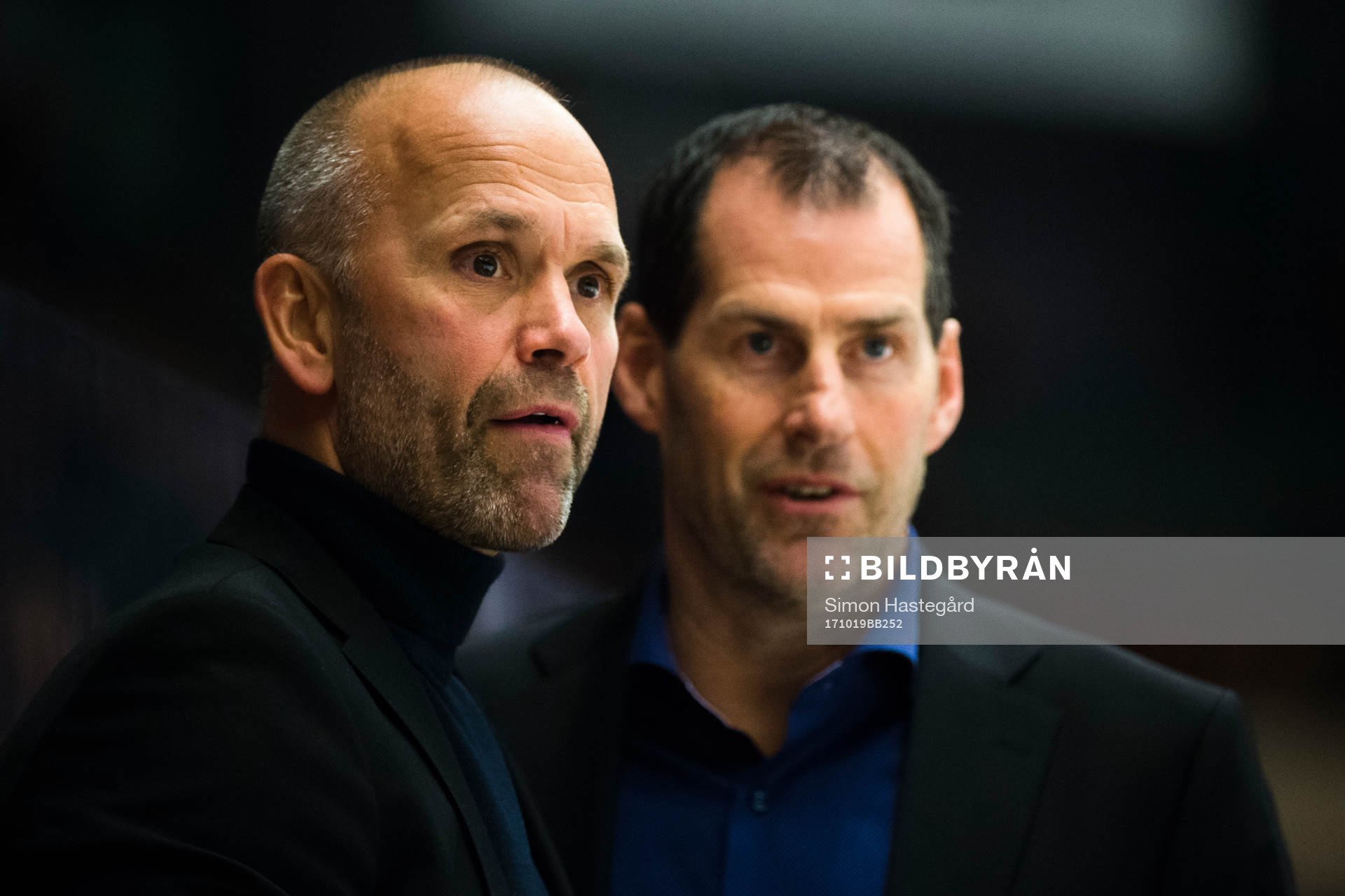 Brynäs tränare Tommy Sjödin och assisterande tränare
