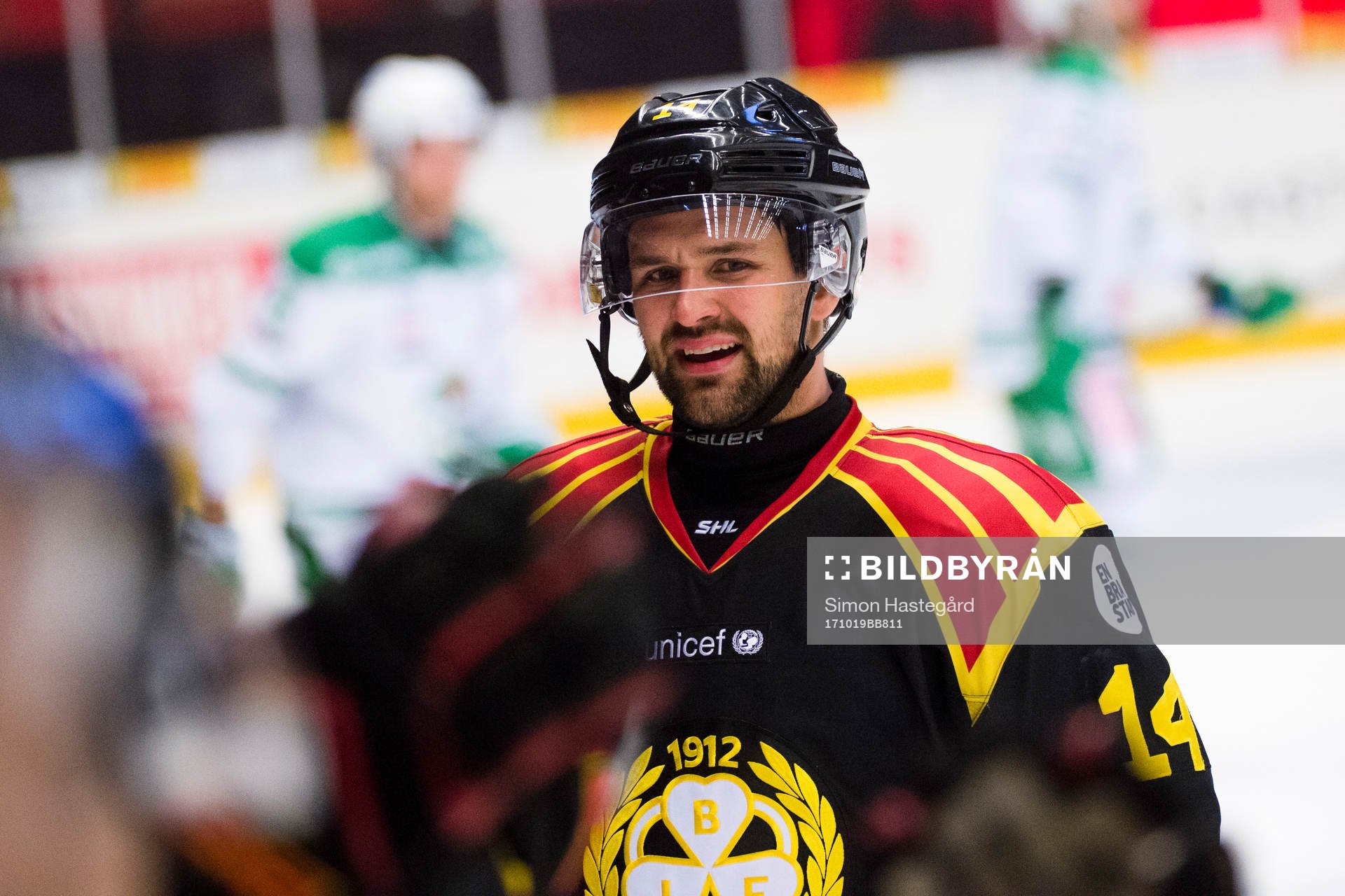 Brynäs Johan Alcén jublar